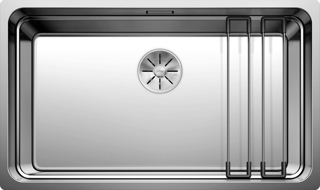 Blanco Edelstahlspüle "ETAGON 700-IF" 1 Stk. tlg. zum wechselseitigen Einbau geeignet, inklusive 2 ETAGON-Schienen