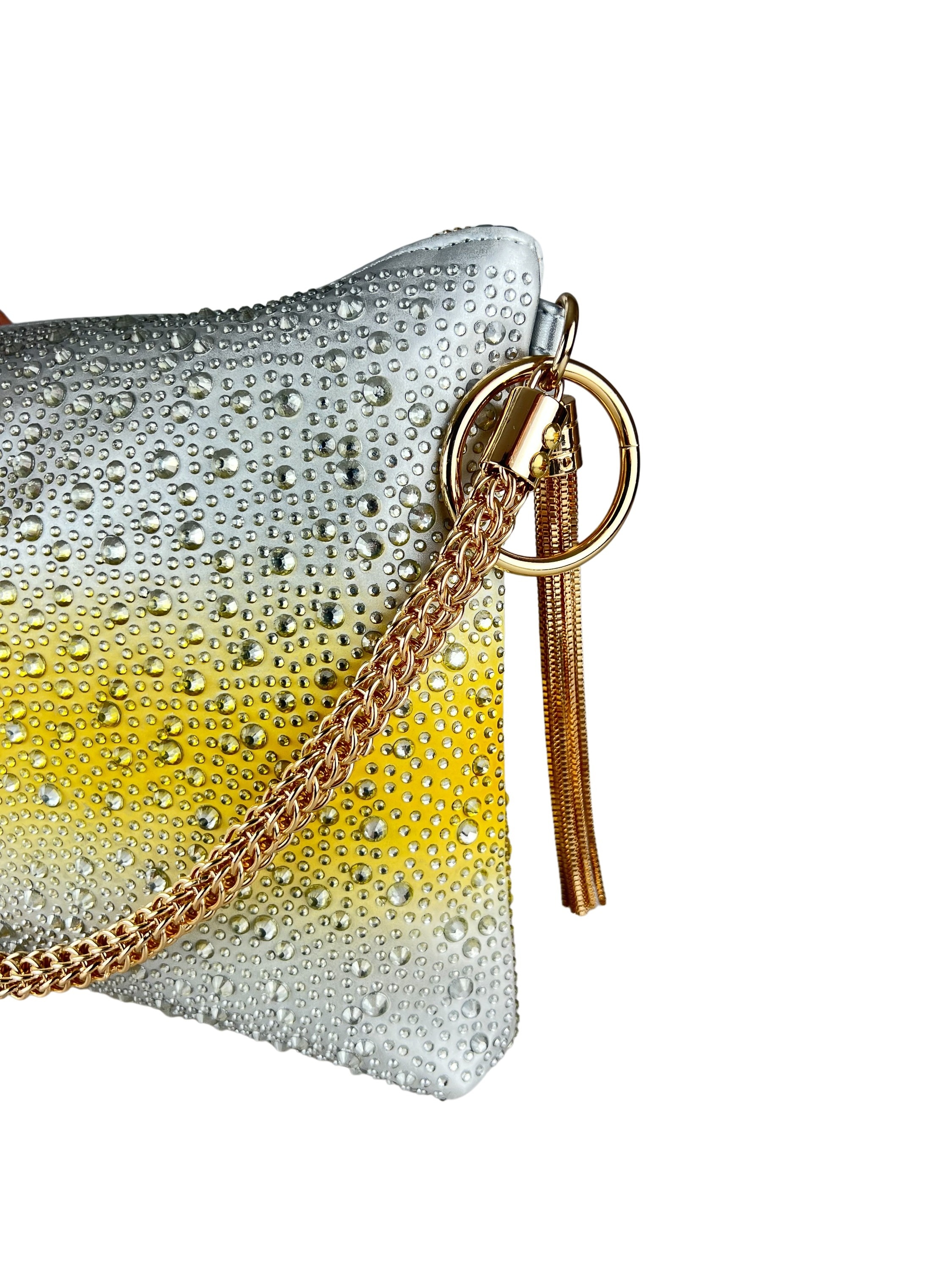 COLLEZIONE ALESSANDRO Schultertasche »Bling«, mit tausenden Strass Glitzersteinen
