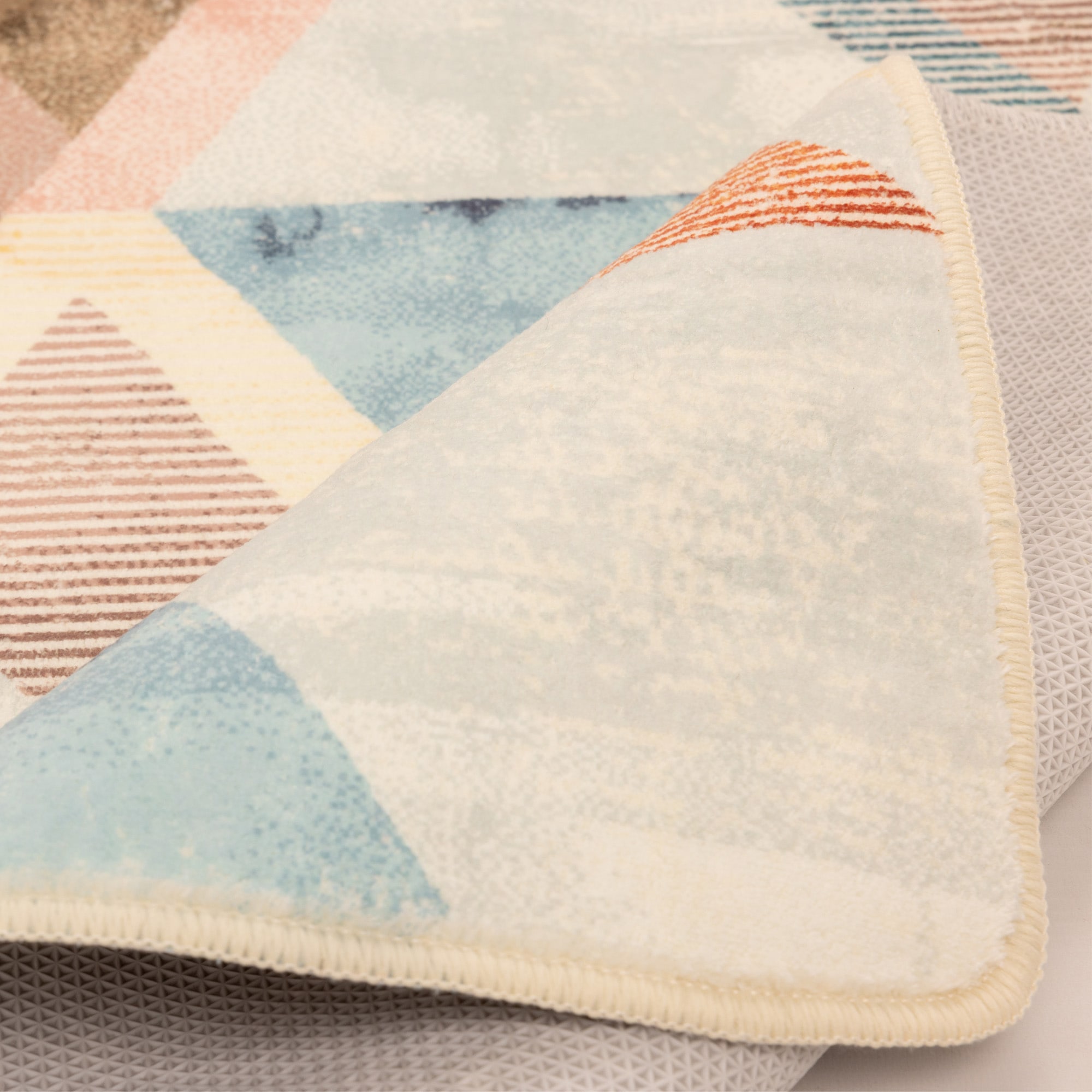 Gino Falcone Badematte »Aquata GF-166, Badvorleger, Badezimmer Teppich« Höhe 7 mm rutschhemmend beschichtet fußbodenheizungsgeeignet Badteppich, bedruckt, modernes Design, rechteckig