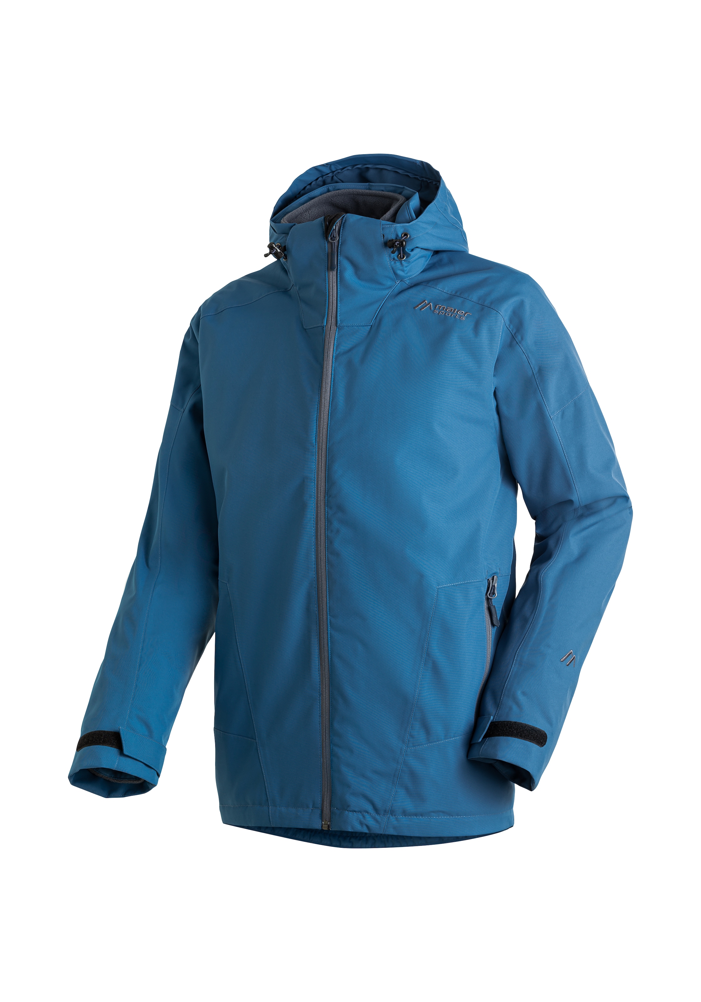 Maier Sports Outdoorjacke »Finn«, Wanderjacke, Kapuze und Jacke atmungsaktiv | Herren BAUR bestellen wasserdicht, 2-in-1 mit ▷