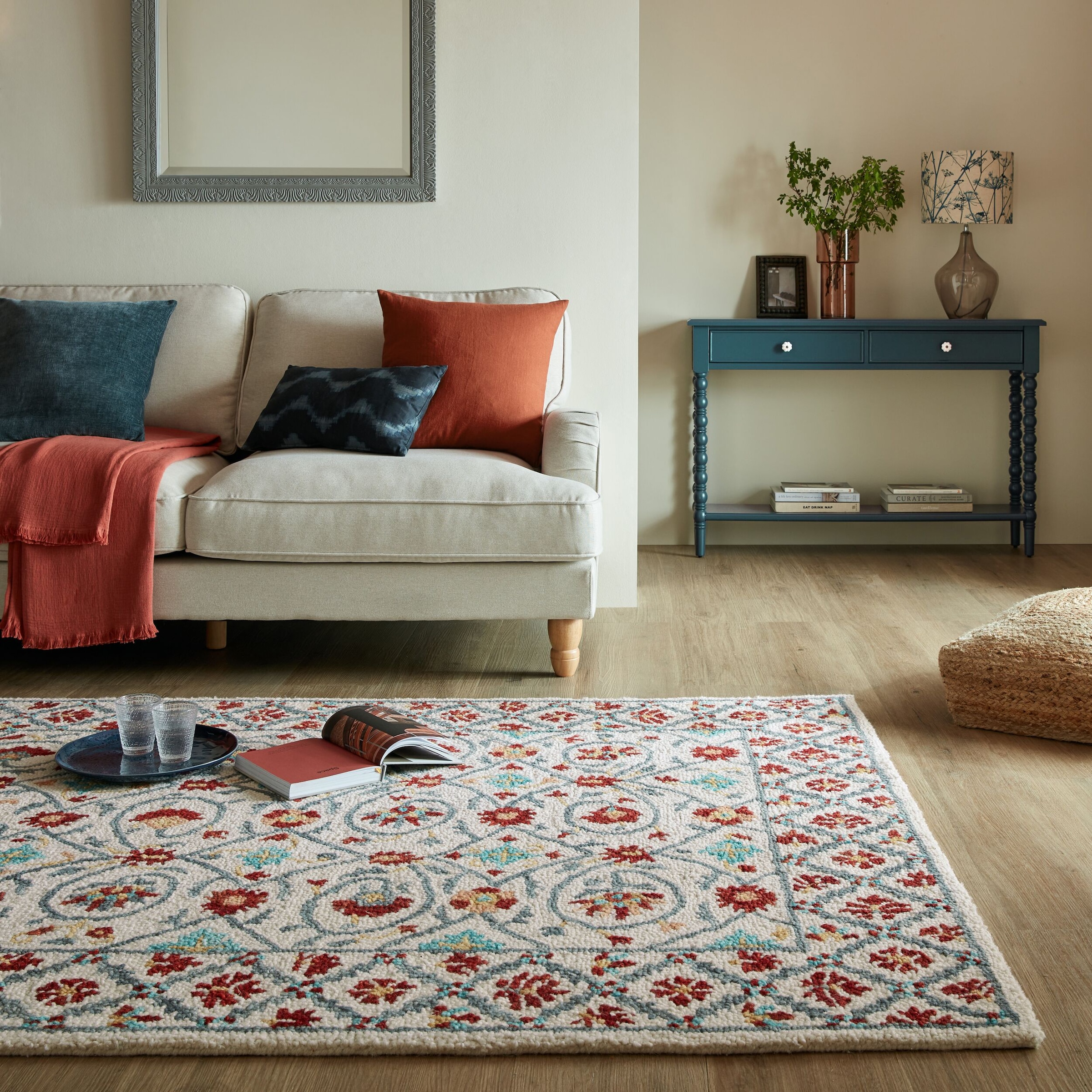 FLAIR RUGS "Iris Traditional" rechteckig 5 Höhe Traditioneller Iris-Wolltep günstig online kaufen