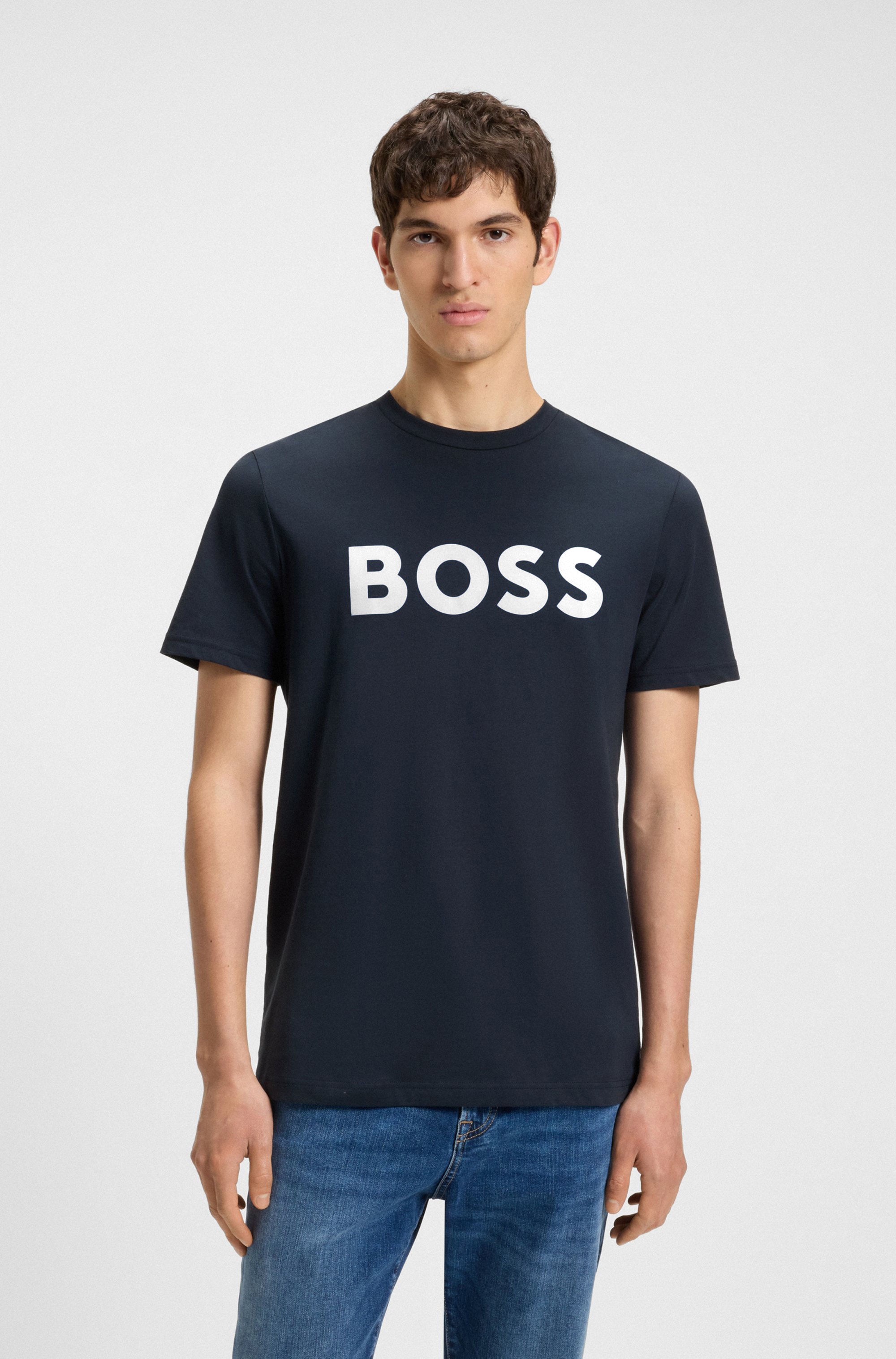 BOSS ORANGE T-Shirt "Thinking 1", (1 tlg.), mit Logodruck günstig online kaufen