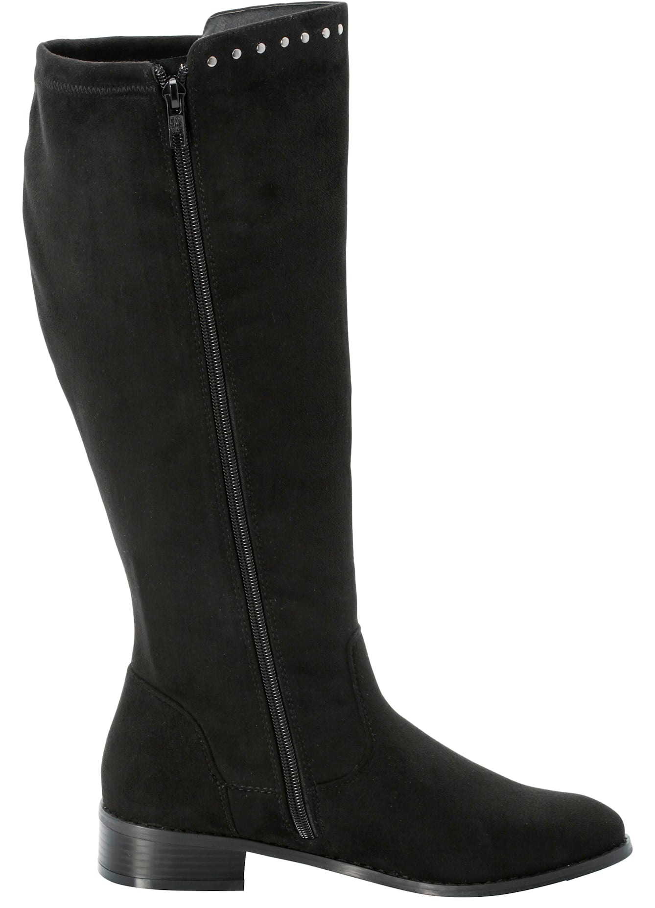 Weitschaftstiefel SHEEGO, Damen, Gr. 37, XXL-Schaft, schwarz, Lederimitat, Schuhe Weitschaftstiefel 2