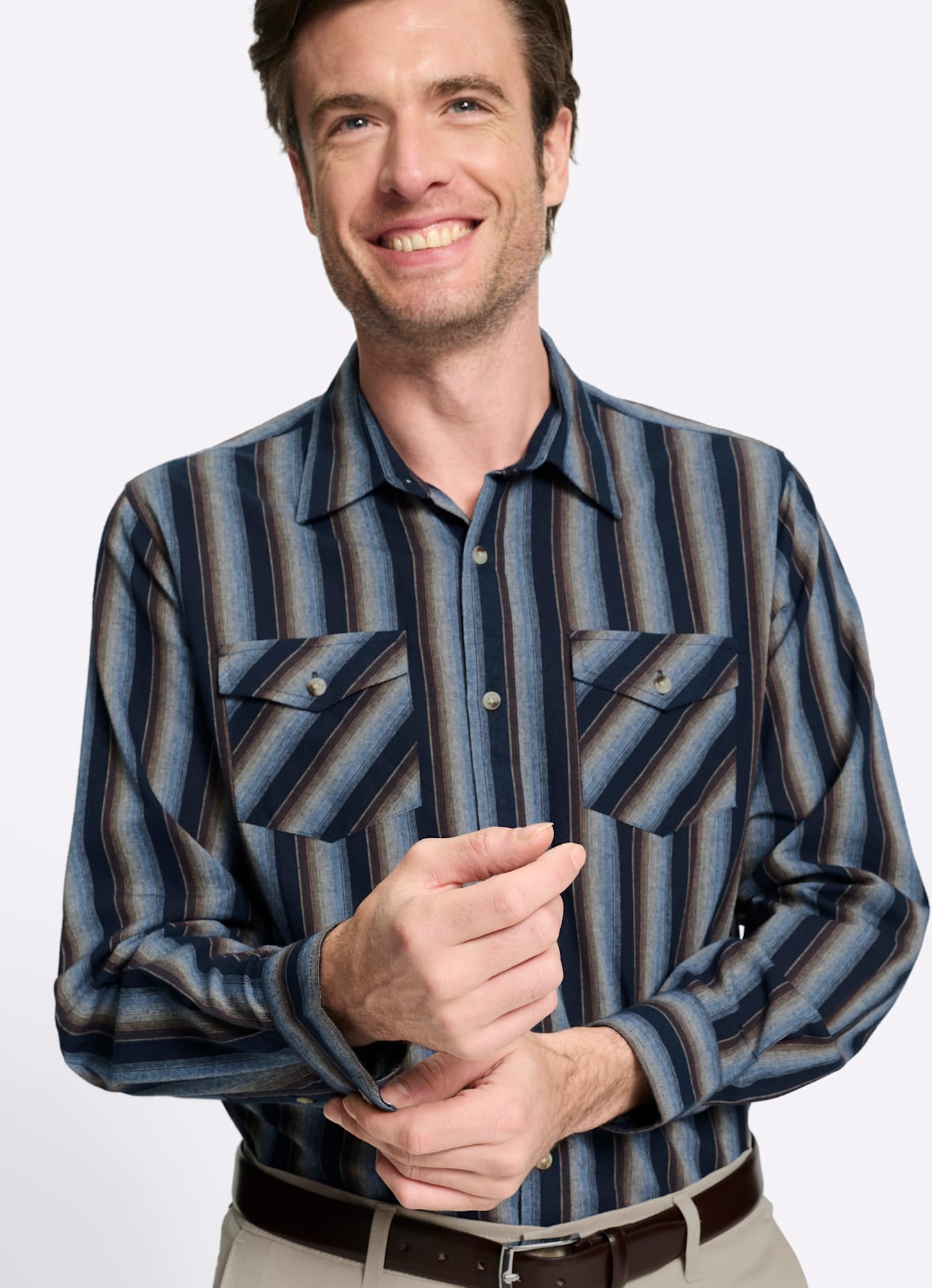 Marco Donati Langarmhemd