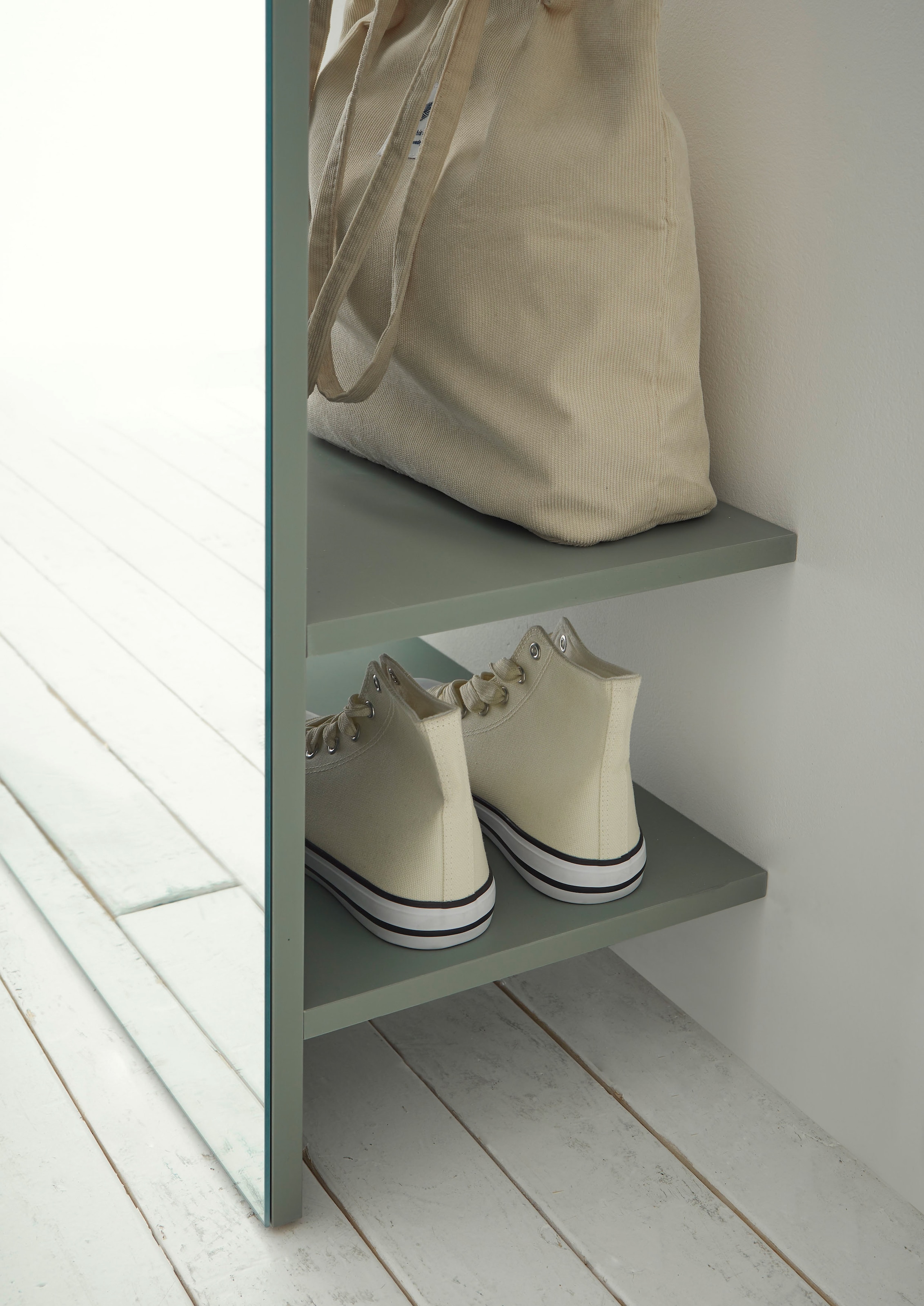 INOSIGN Garderobenschrank »GiRON/CiTY, Schrank mit Spiegelfront, moderner Kleiderschrank«, mit Kleiderstange, modernes Design, beidseitig geöffnet, 50 cm breit