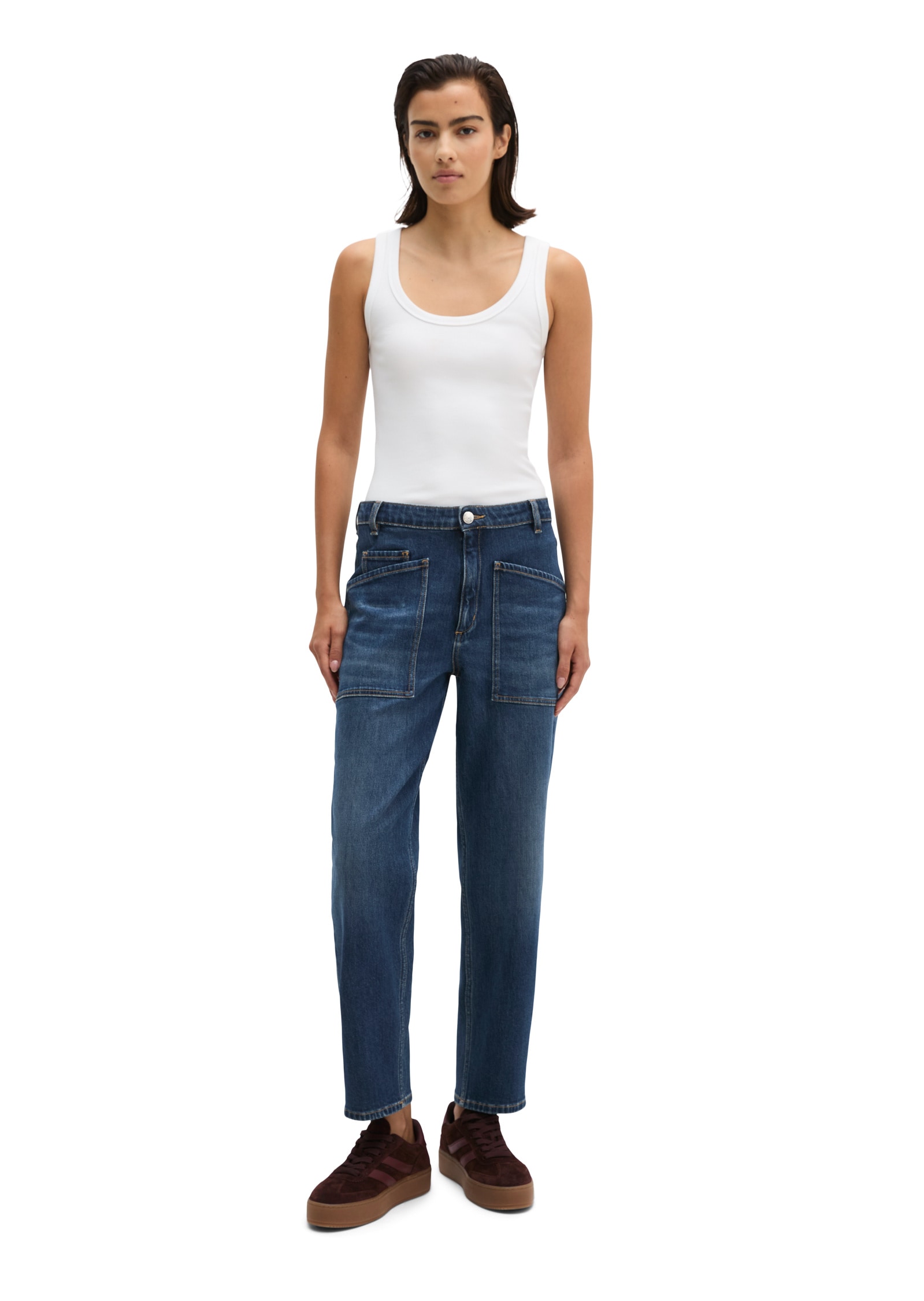 Marc O'Polo Boyfriend-Jeans »aus Bio-Baumwolle-Lyocell-Stretch«