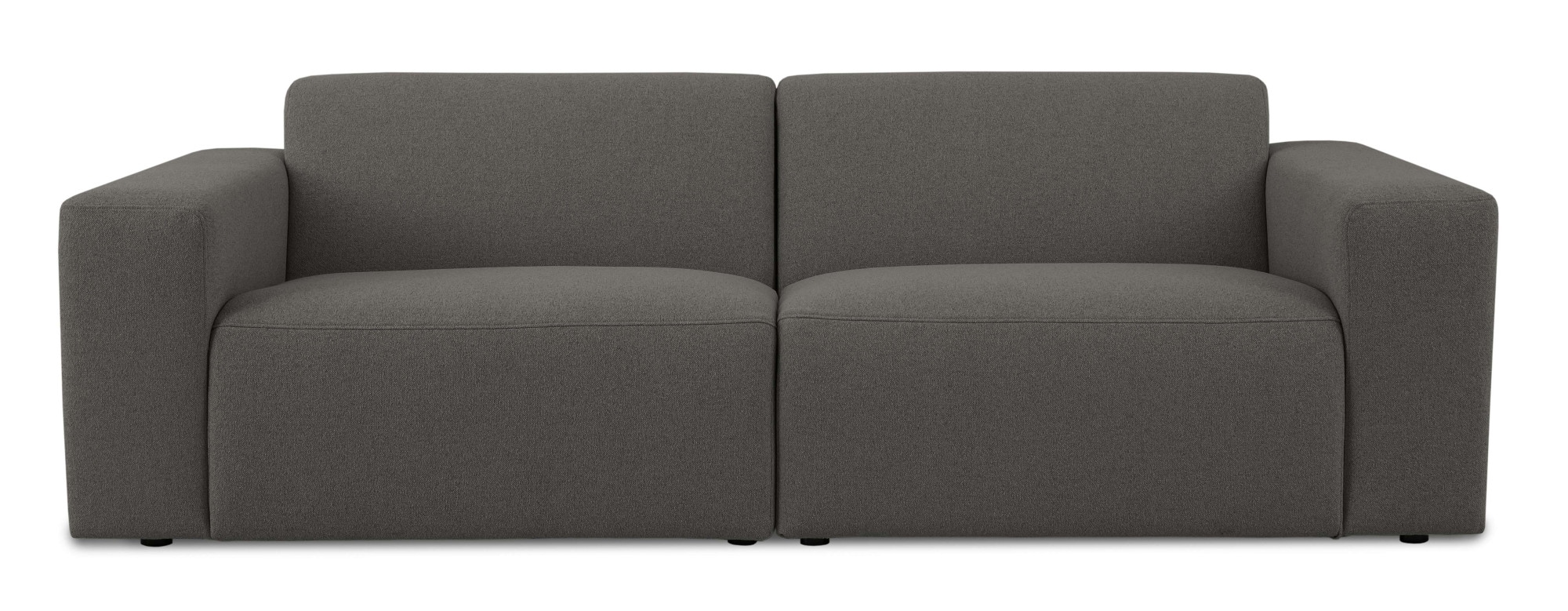 OTTO home 3-Sitzer »Koa, 228 cm, Modulsofa in Cord, Chenille, Struktur, Webstoff« Designsofa, weicher Lounge-Sitzkomfort, Welleunterfederung, bodentief