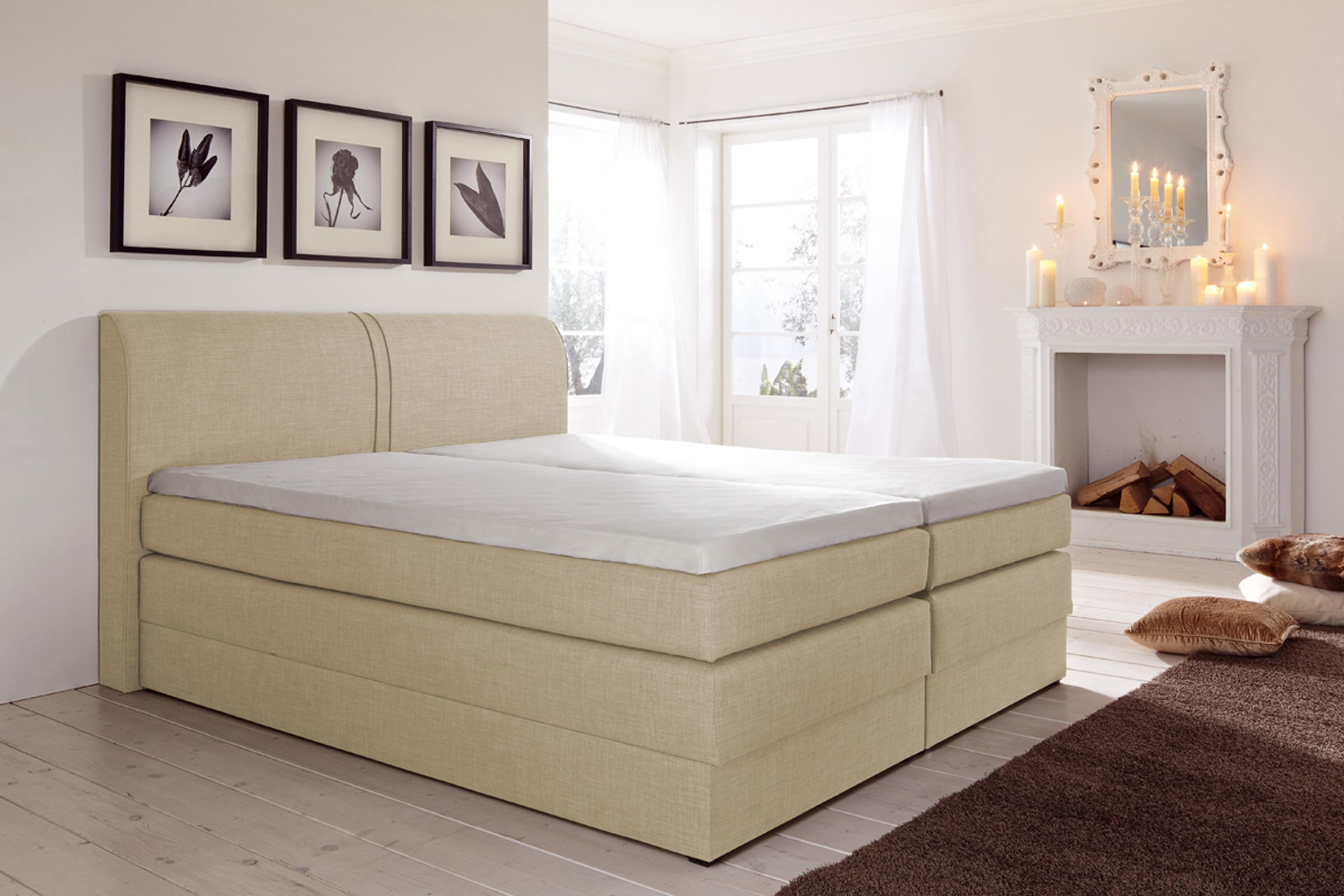 hapo Boxspringbett, mit Bettkasten