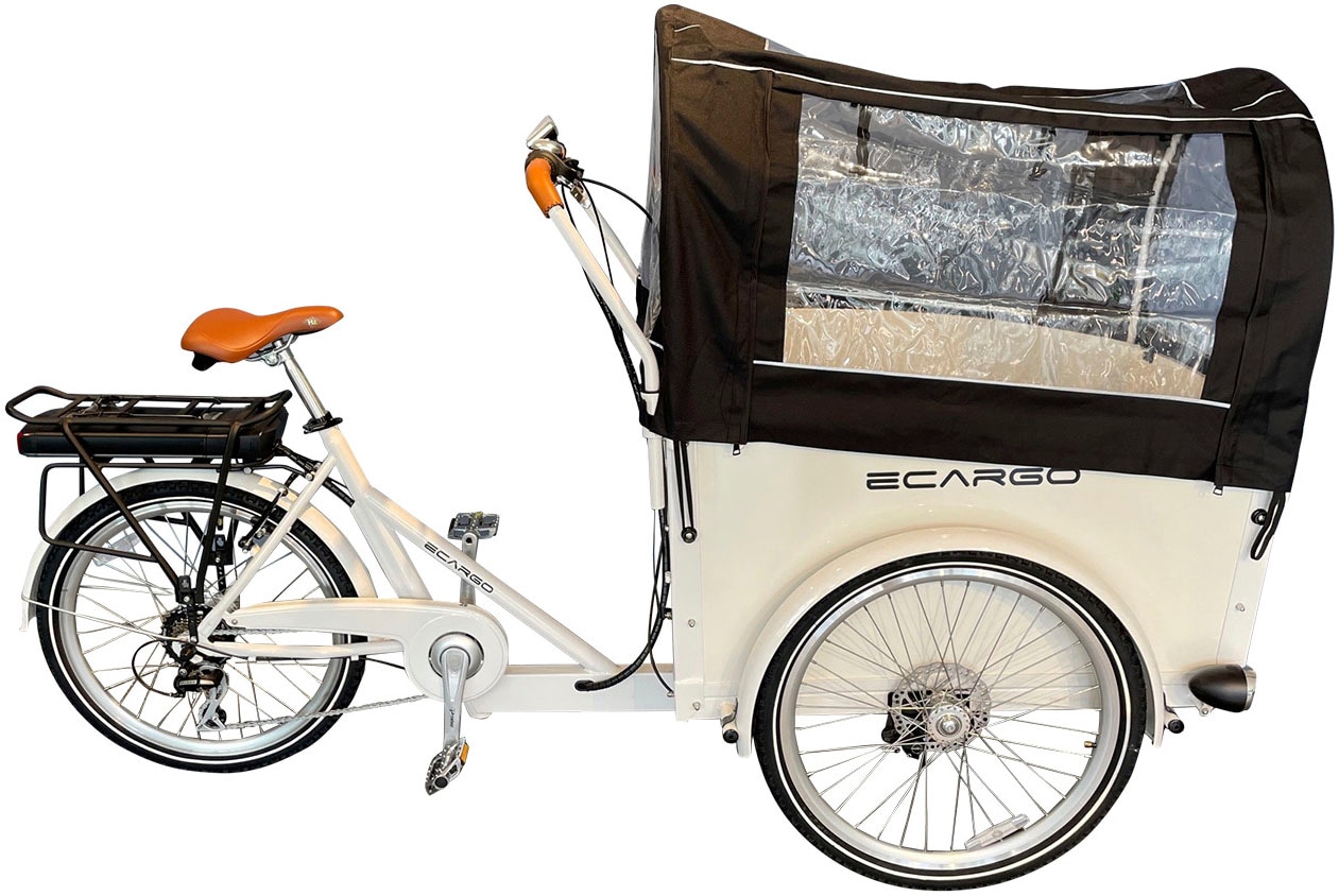 GreenStreet E-Bike »Elektrolastenrad E-Cargo«, 7 Gang, Shimano, Acera, Heckmotor 250 W, Pedelec