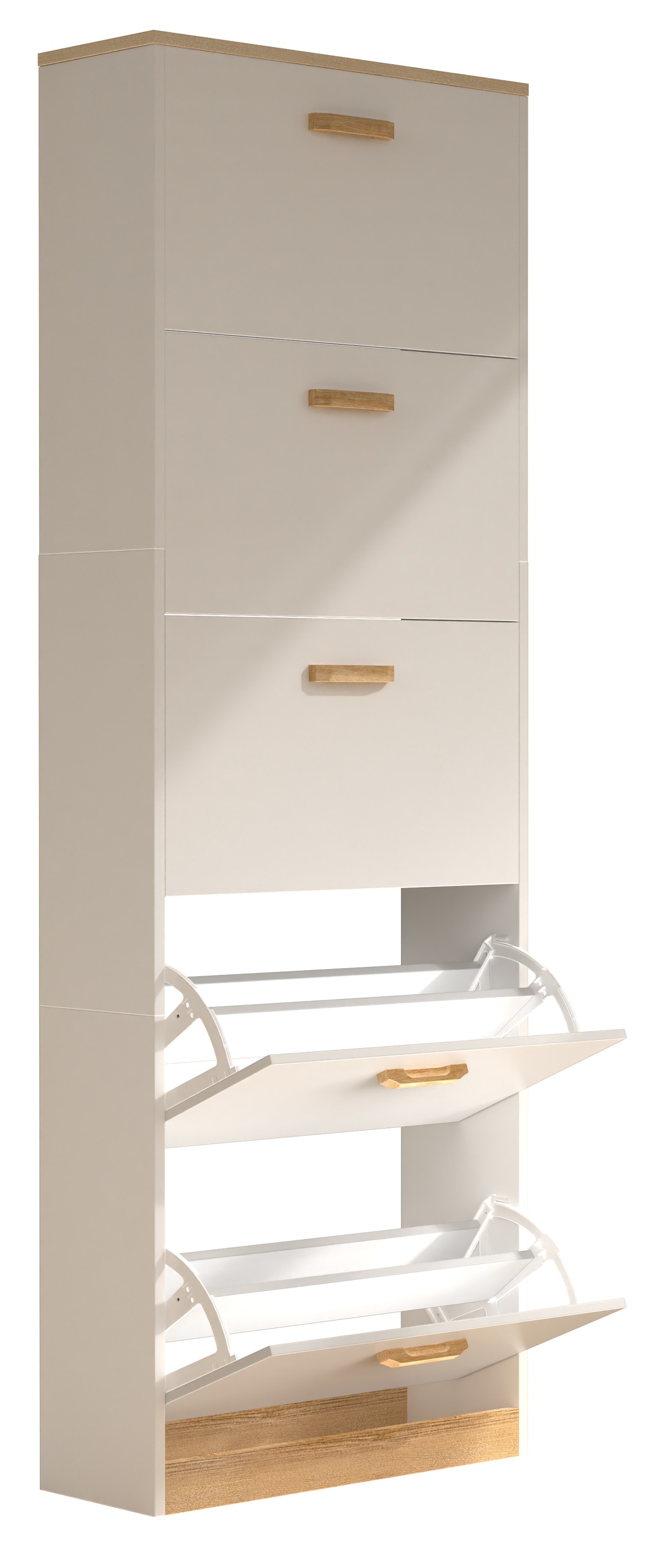 VCM Schuhschrank "VCM Holz Regal Kipper Schuhregal Schuhschrank Schuhkipper günstig online kaufen