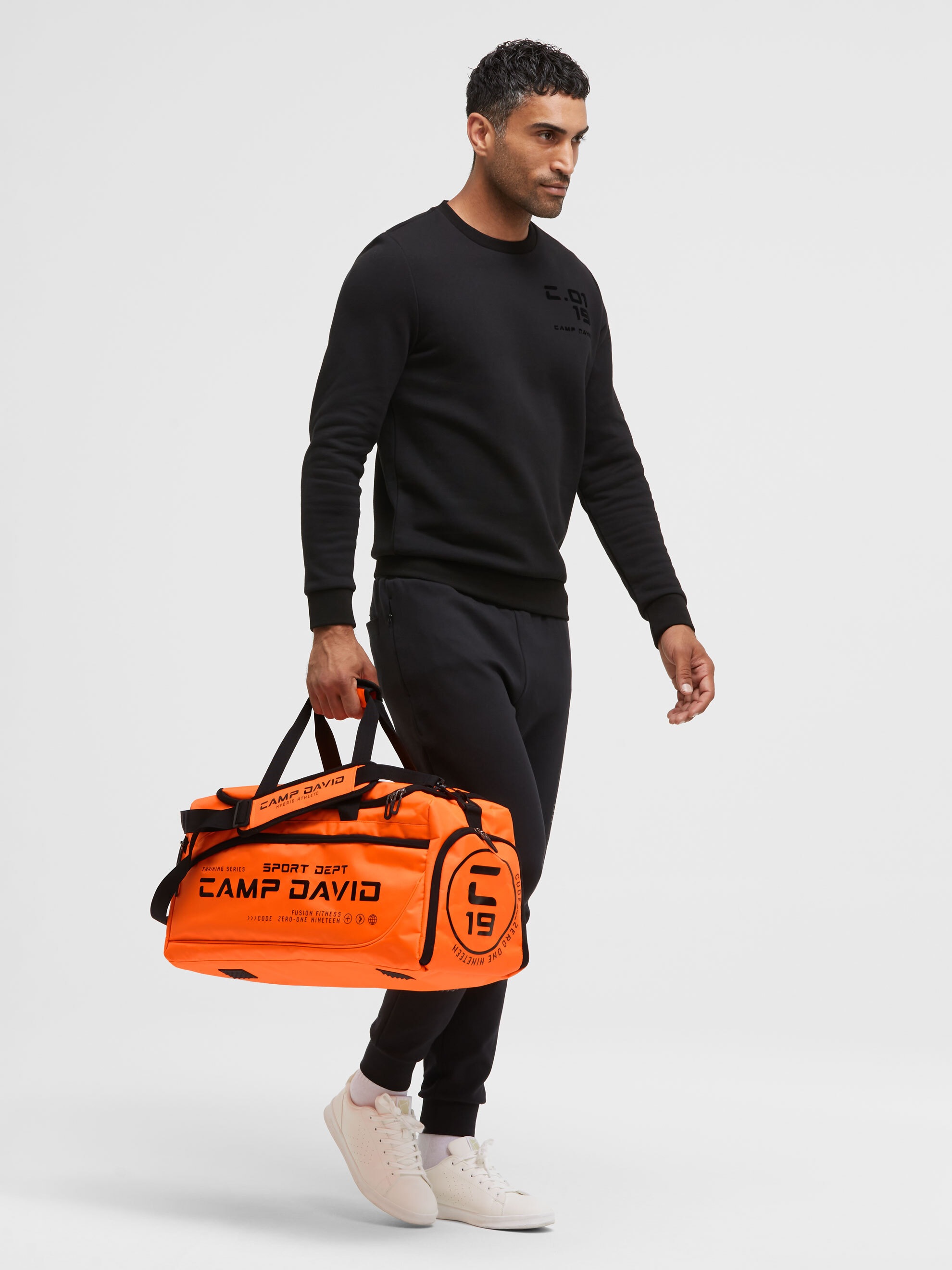 CAMP DAVID Sporttasche mit vielen Außenfächern