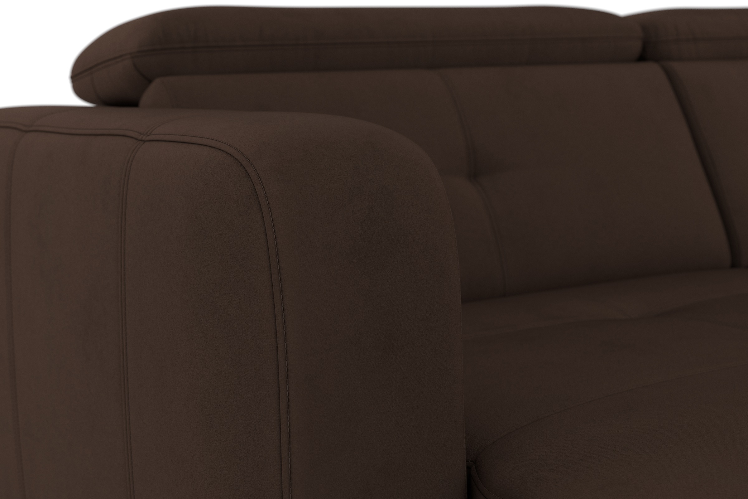 sit&more Wohnlandschaft »Belluci U-Form«, Kopfteilverstellung und Federkern, wahlweise mit Bettfunktion