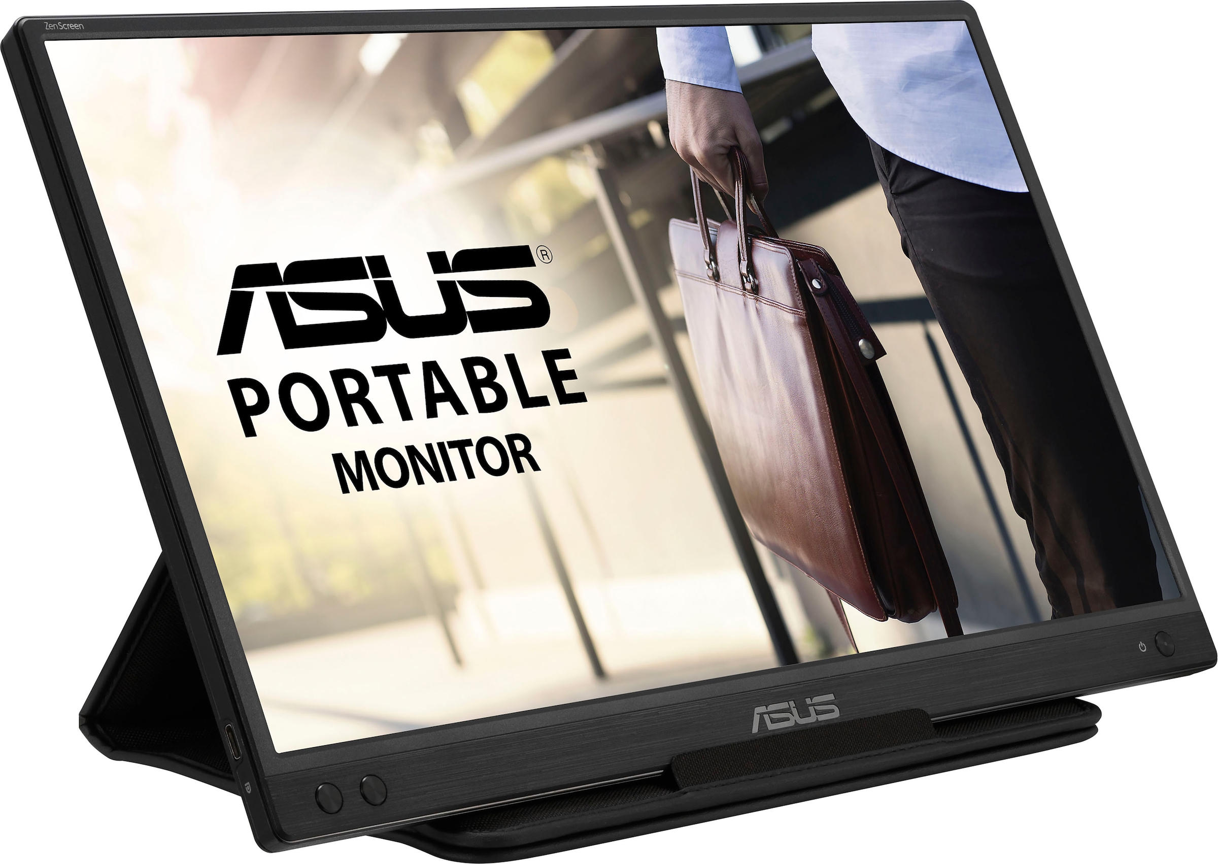 Asus Portabler Monitor »MB166C«, 40 cm/16 Zoll, 1920 x 1080 px, Full HD, 5 ms Reaktionszeit, 60 Hz