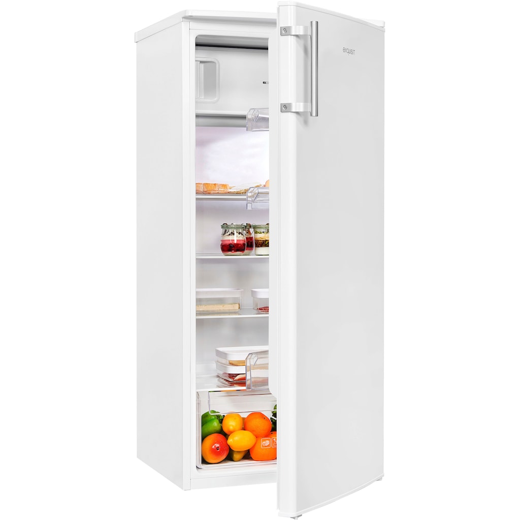 exquisit Kühlschrank »KS185-4-HE-040E«, KS185-4-HE-040E weiss, 122 cm hoch, 55 cm breit