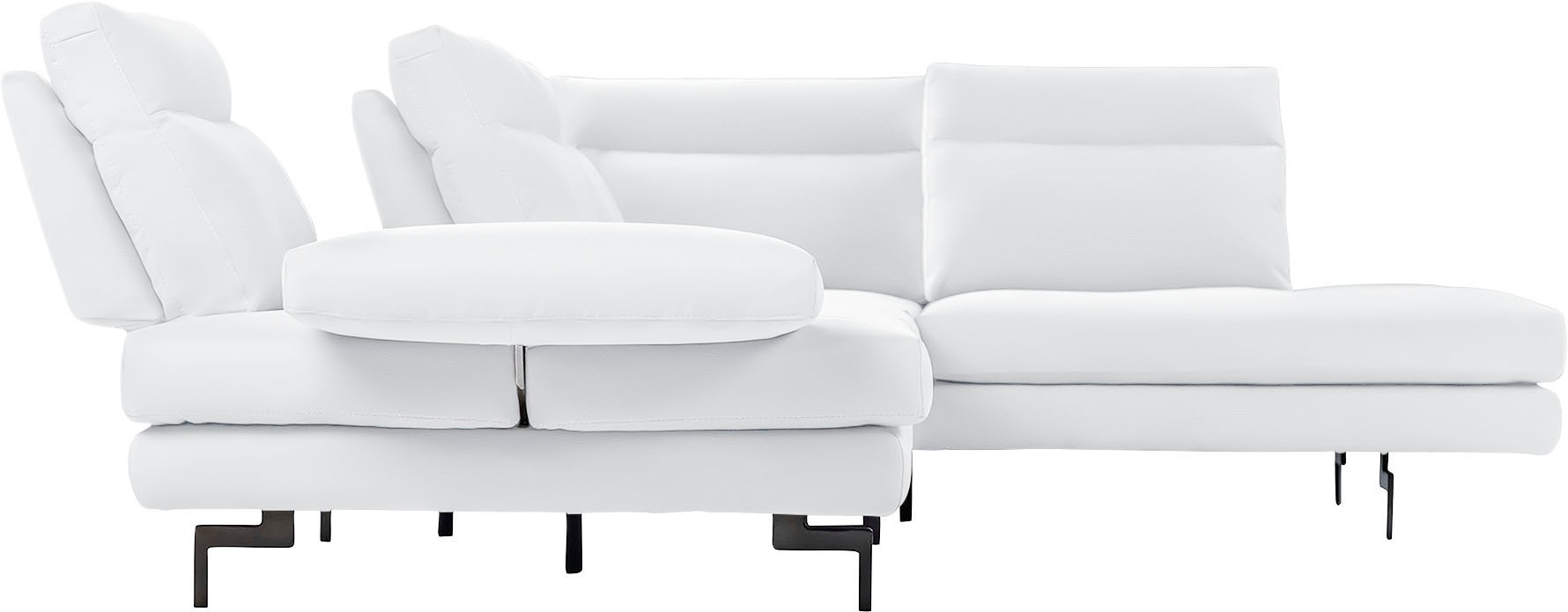 CALIA ITALIA Ecksofa "Toby Wing, L-Form, Designsofa mit sensationellem Sitz günstig online kaufen