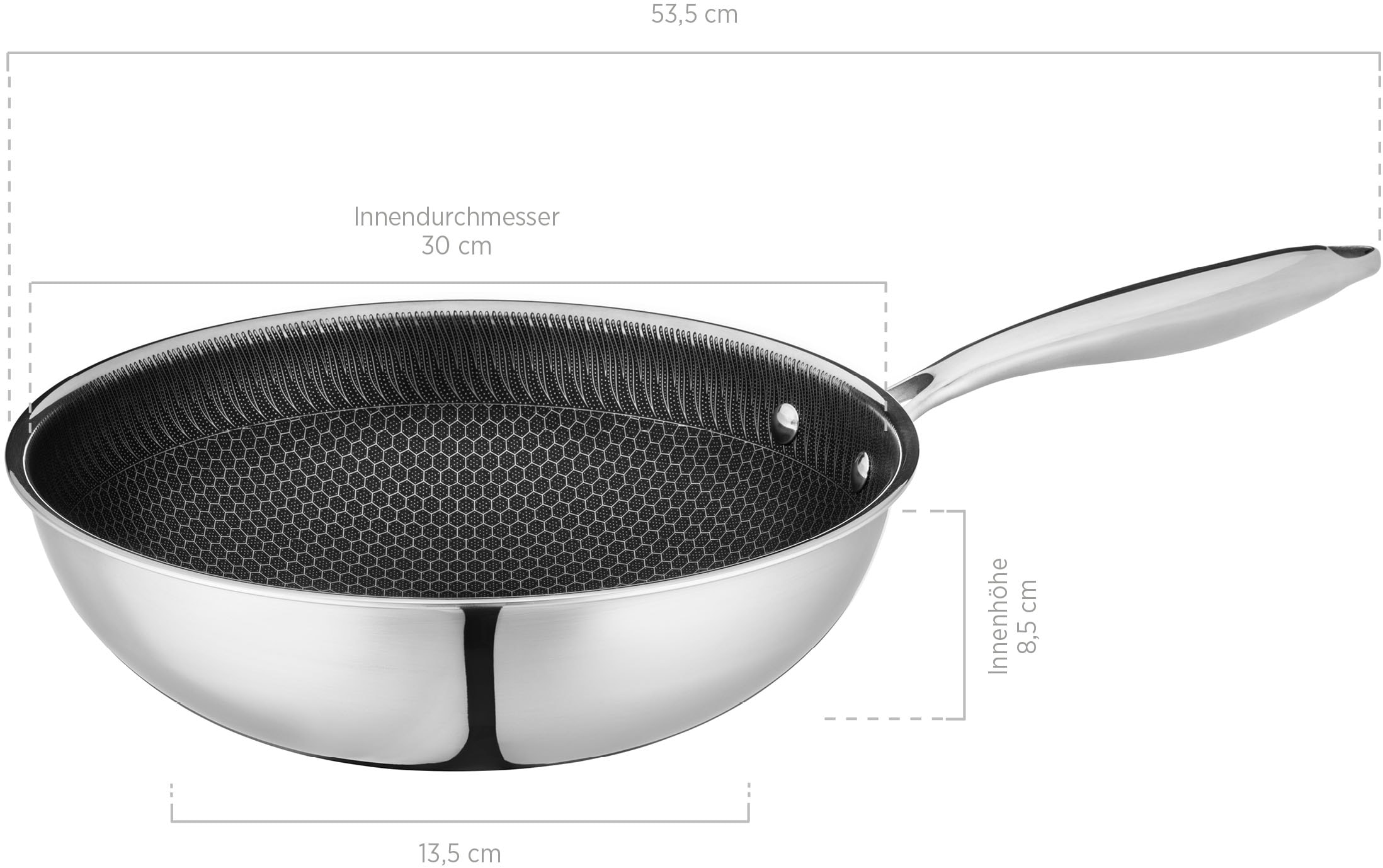 MÄSER Wok »Hestia« Edelstahl 18/10 Set, 1 Stk. tlg.