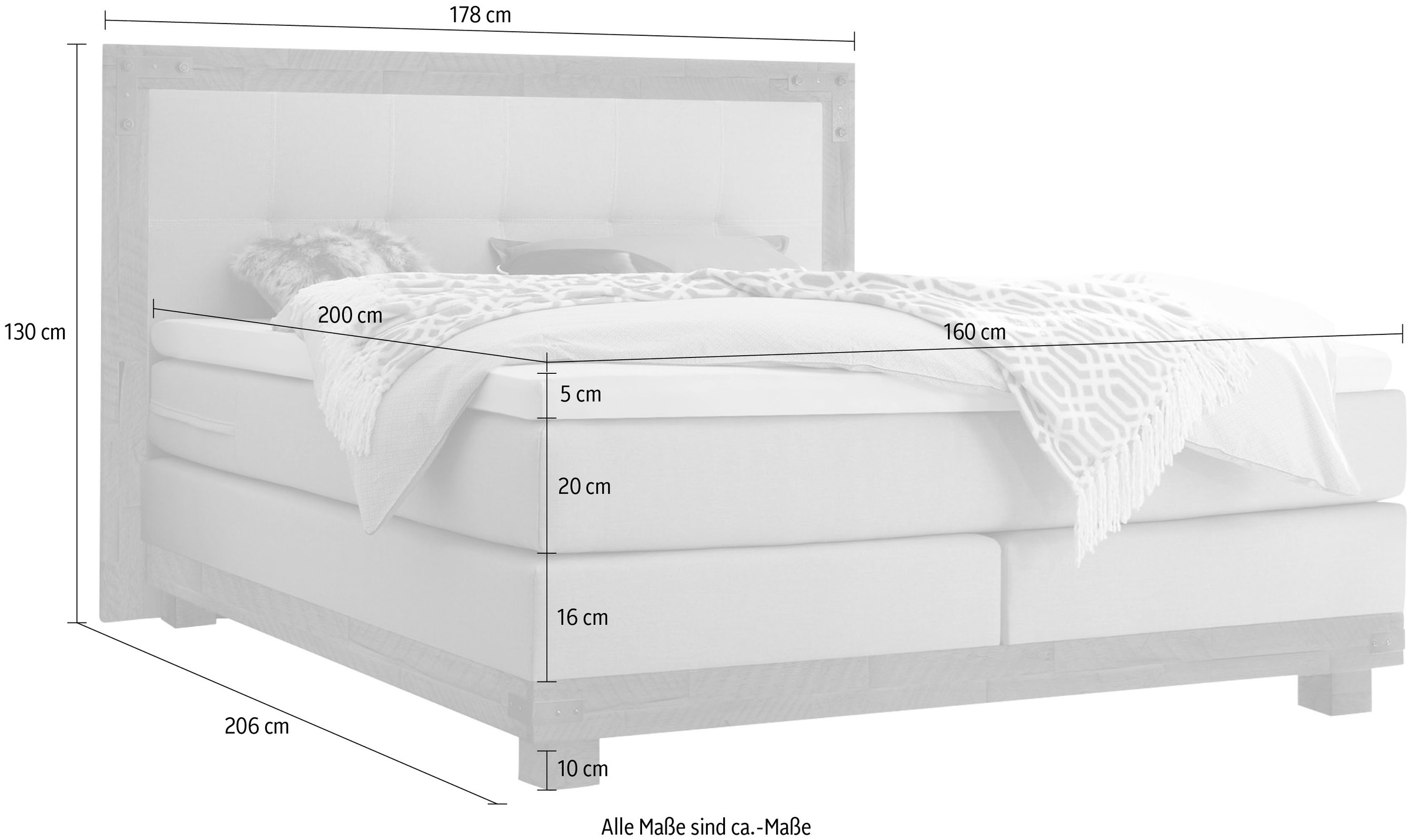 HASENA Boxspringbett »Chicago«