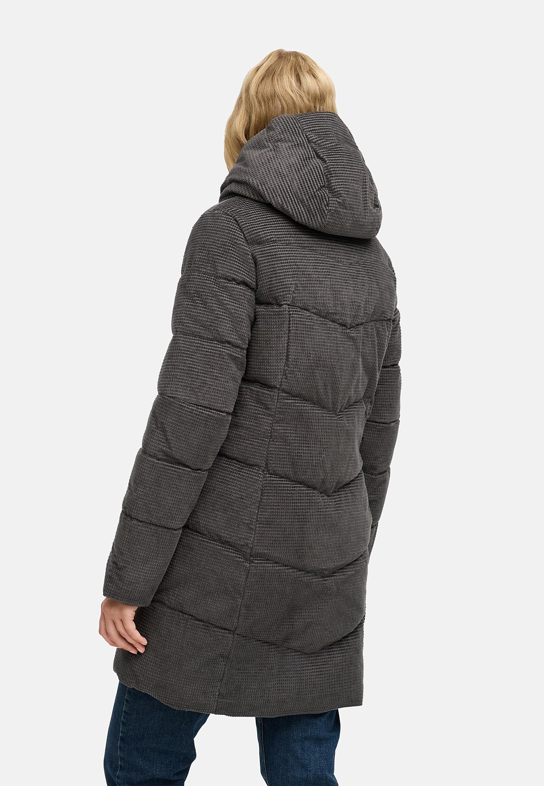 Ragwear Wintermantel »Pavla Cordy YOUMODO«, Wasserdichter Steppmantel in Kord-Optik