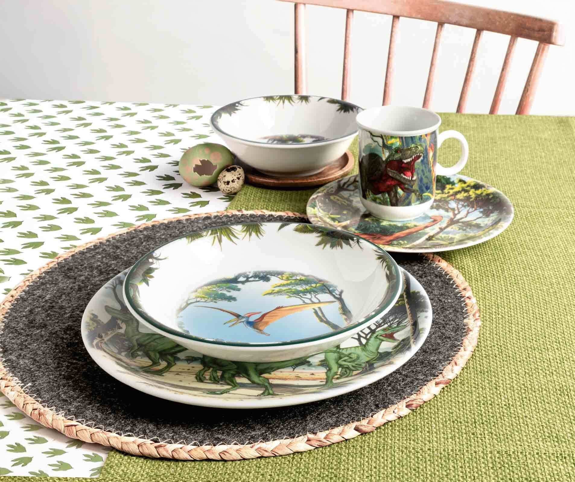 Seltmann Weiden Kindergeschirr-Set »Kindergeschirr Set Compact Blaulicht 5er Set bunt« Spülmaschinengeeignet, Mikrowellengeeignet, Ofenfest, Salamandergeeignet, Kühlschrankgeeignet, Gefrierschrankgeeignet