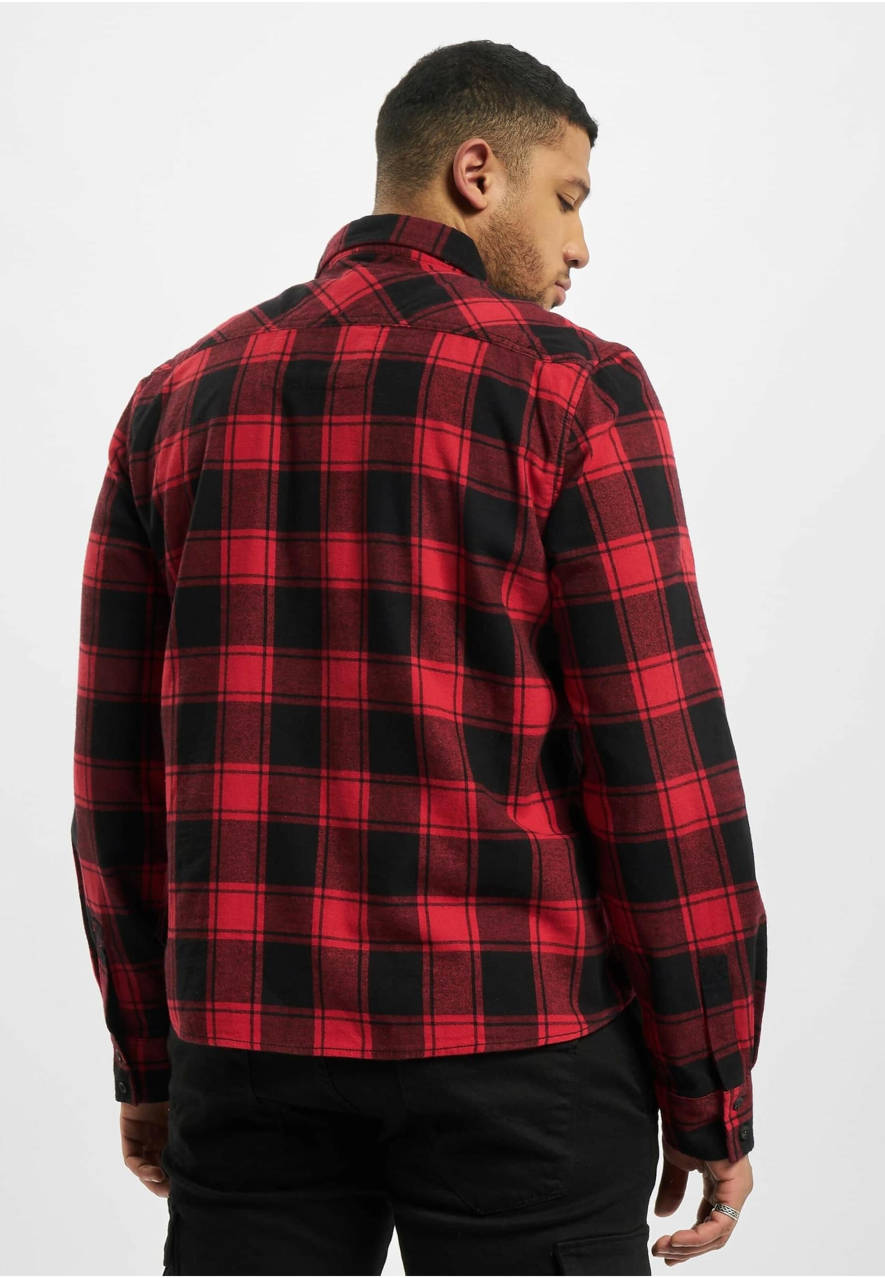 Brandit Langarmhemd »Brandit Herren Checked Shirt«, (1 tlg.)