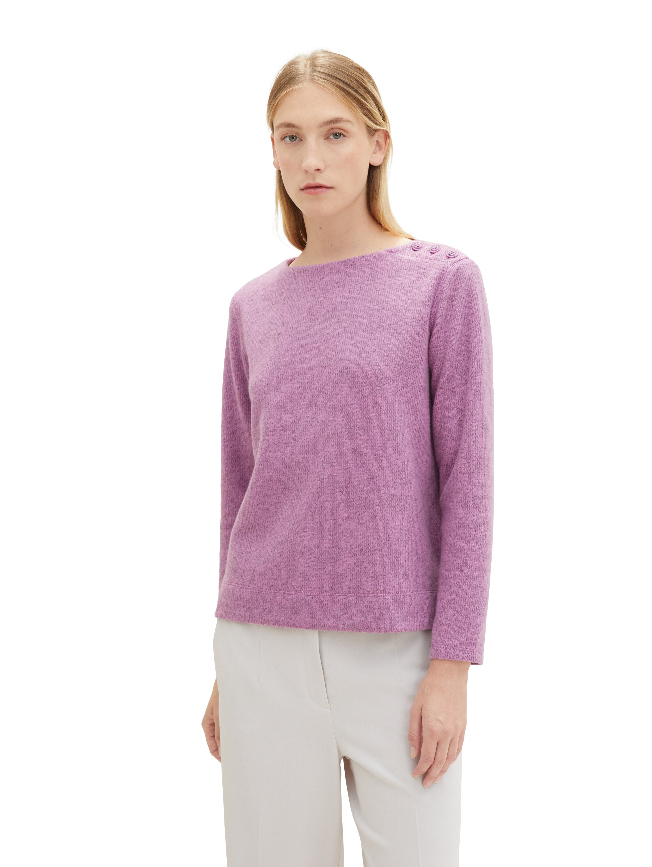 bestellen BAUR TAILOR Sweatshirt, Optik in TOM Melange | online