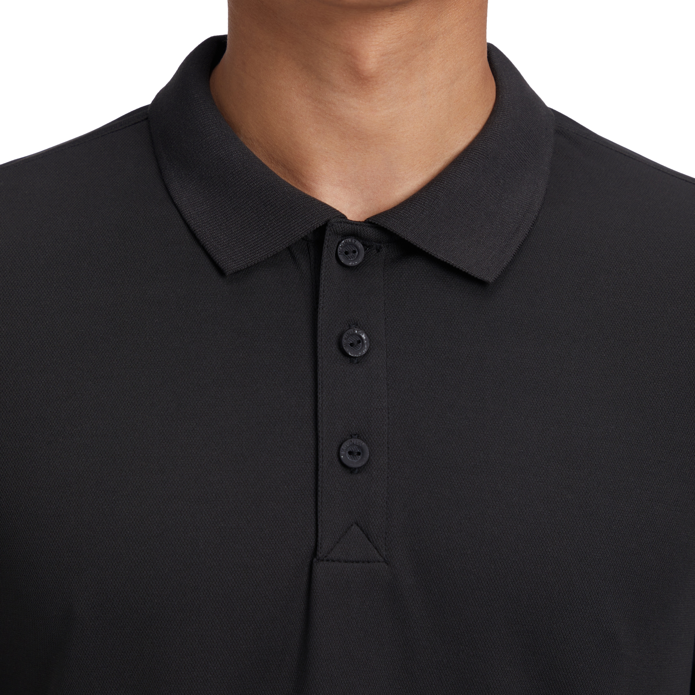 McKINLEY Poloshirt »HE.-POLO LANGO M« sportliche Passform, 3er-Knopfleiste, Strickkragen, atmungsaktiv