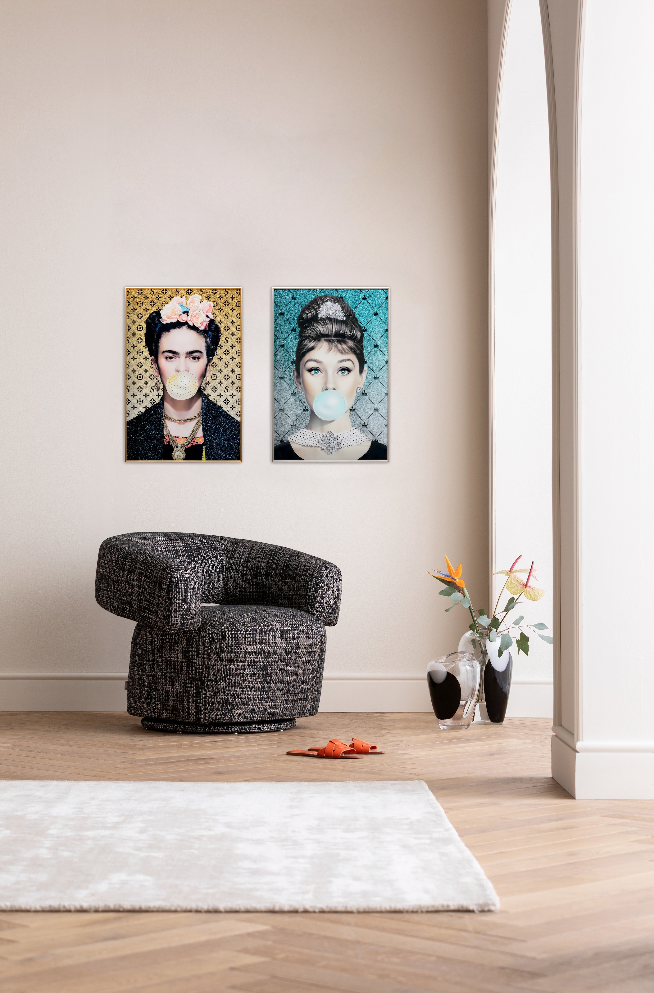 Kare Design Bild mit Rahmen