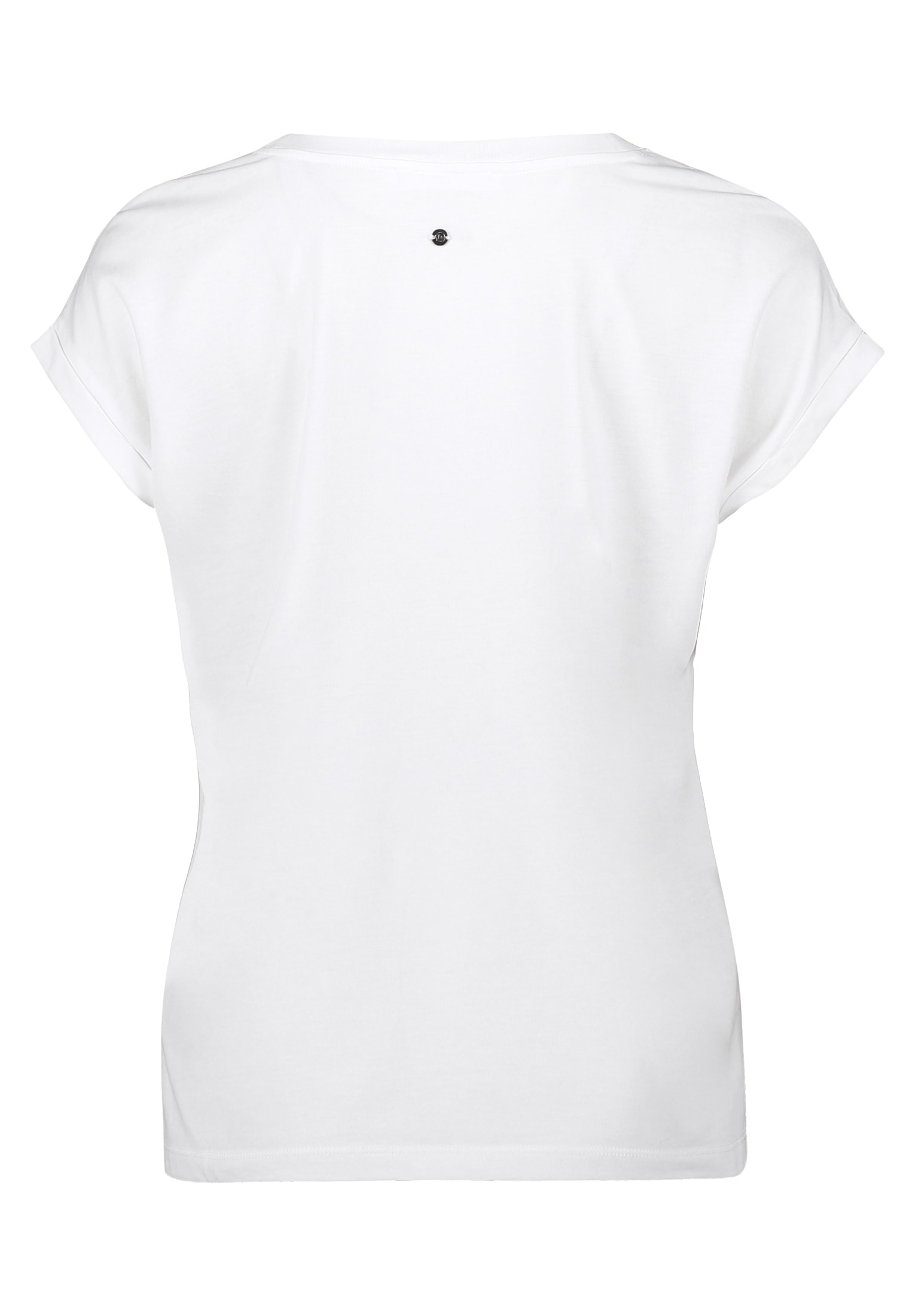 Betty&Co Kurzarmshirt »Betty & Co Casual-Shirt mit Perlen«, (1 tlg.), Perlen