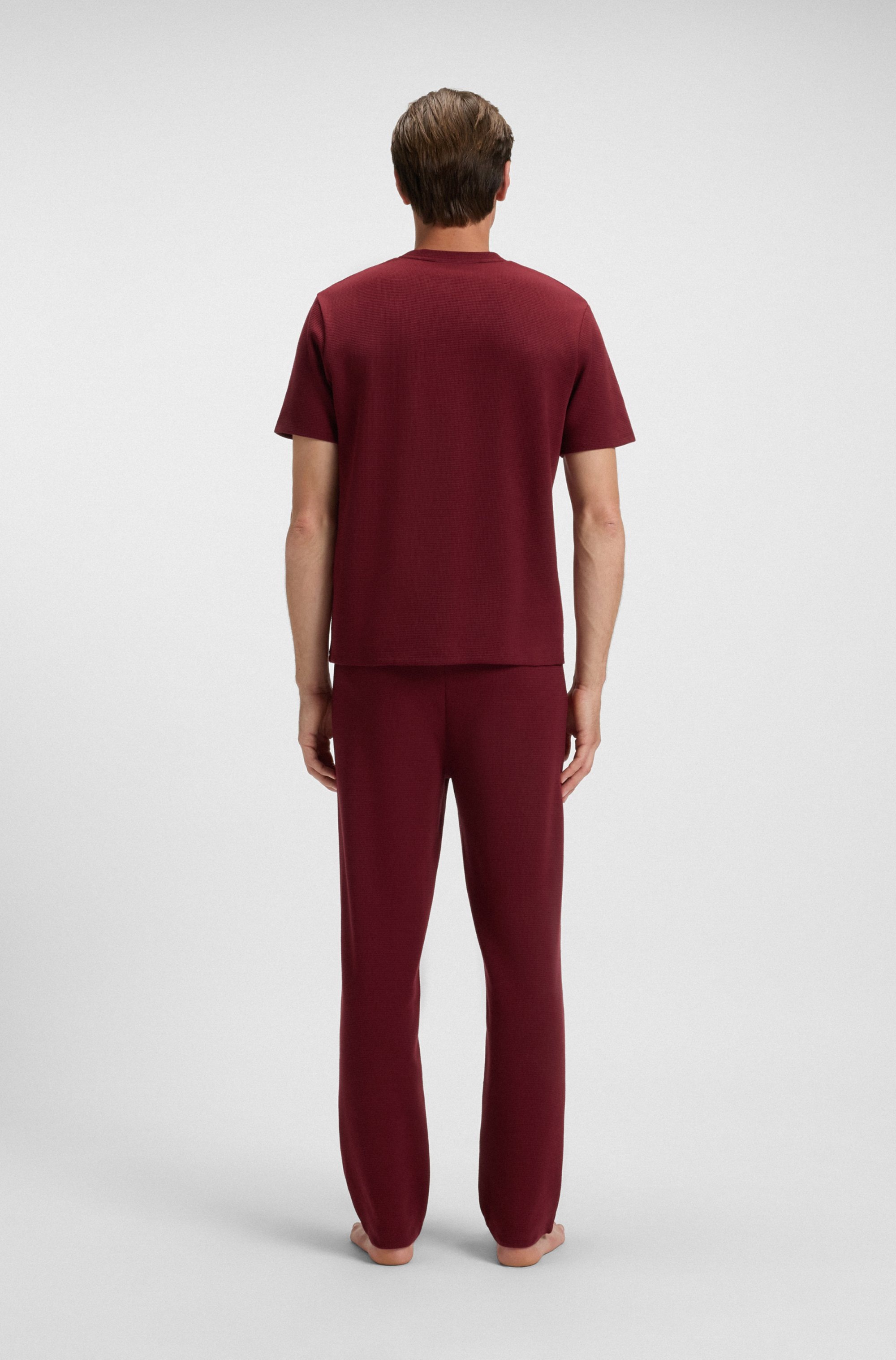 BOSS Pyjamaoberteil »Waffle T-Shirt«