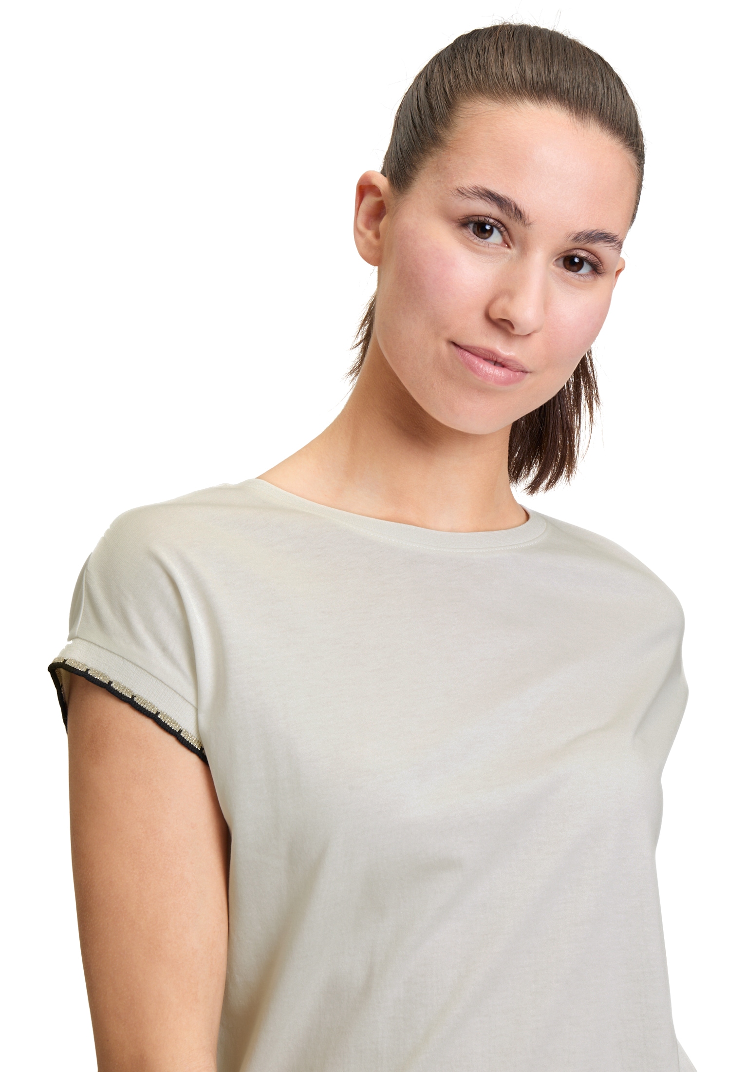 Cartoon Kurzarmshirt »Cartoon Casual-Shirt mit Rundhalsausschnitt«, (1 tlg.), Rippbündchen