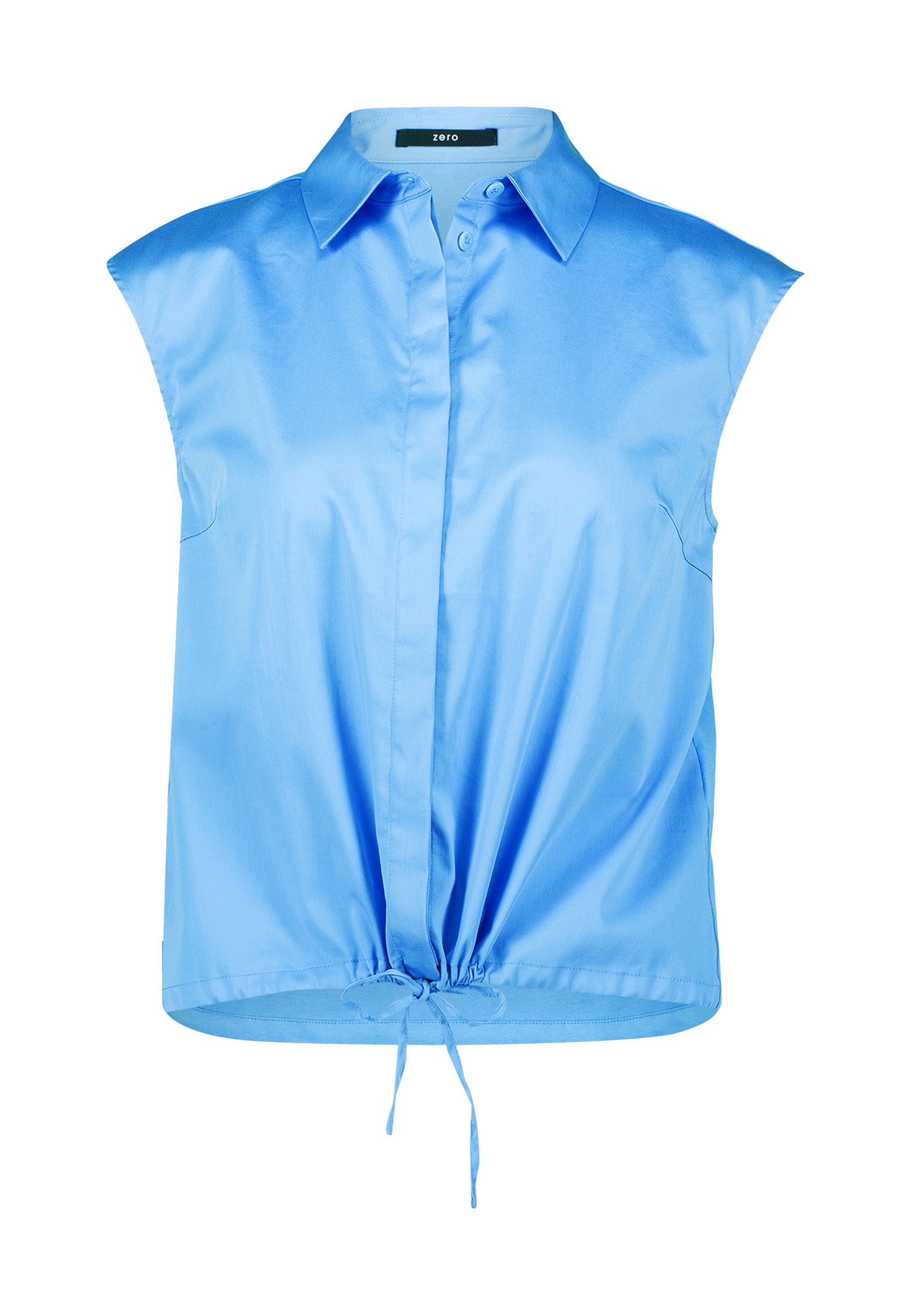 Zero Klassische Bluse "zero Bluse mit Bindeband" günstig online kaufen