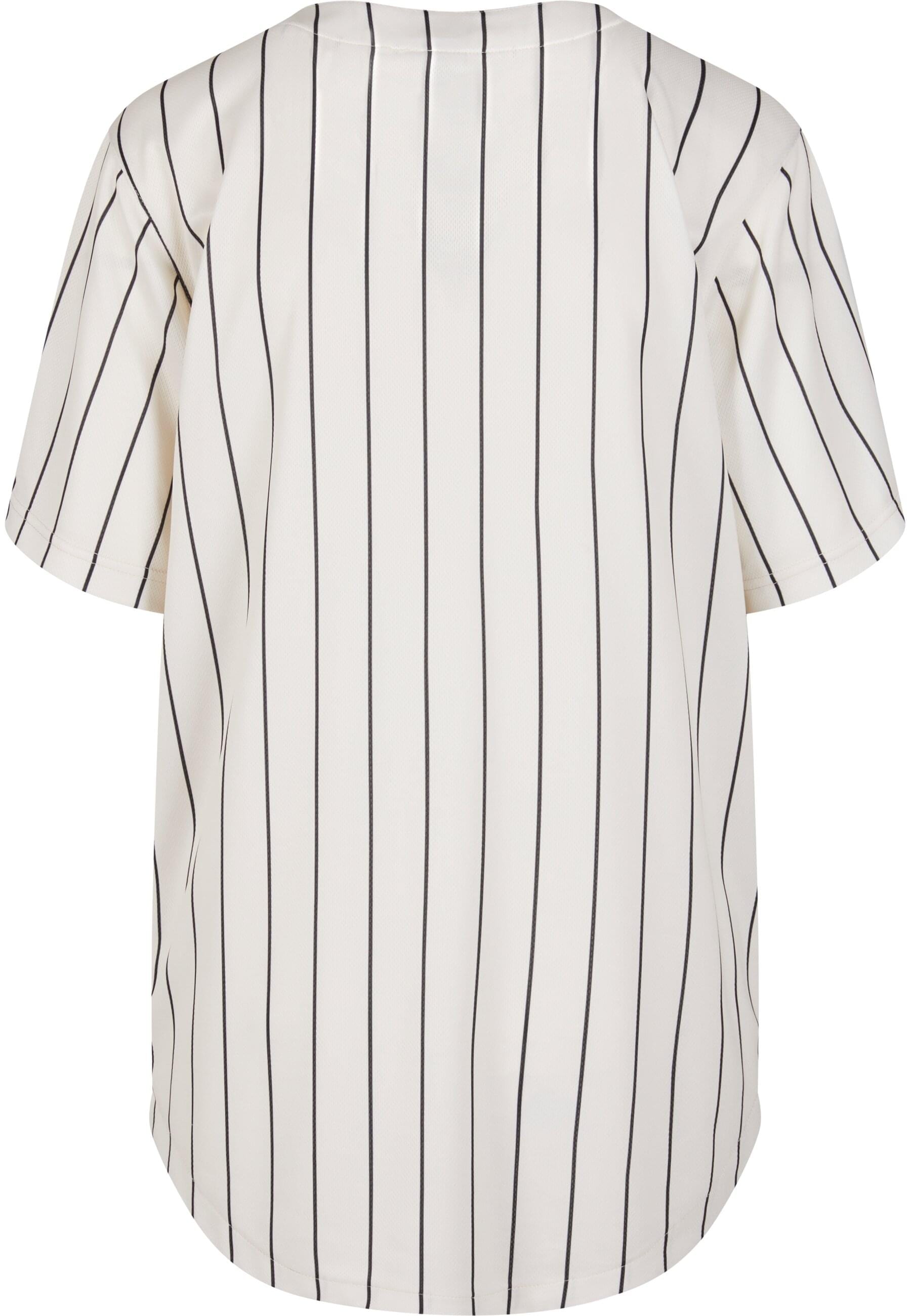 Karl Kani Langarmhemd »Karl Kani KW251-028-1 Varsity Heart Pinstripe Baseball Shirt«