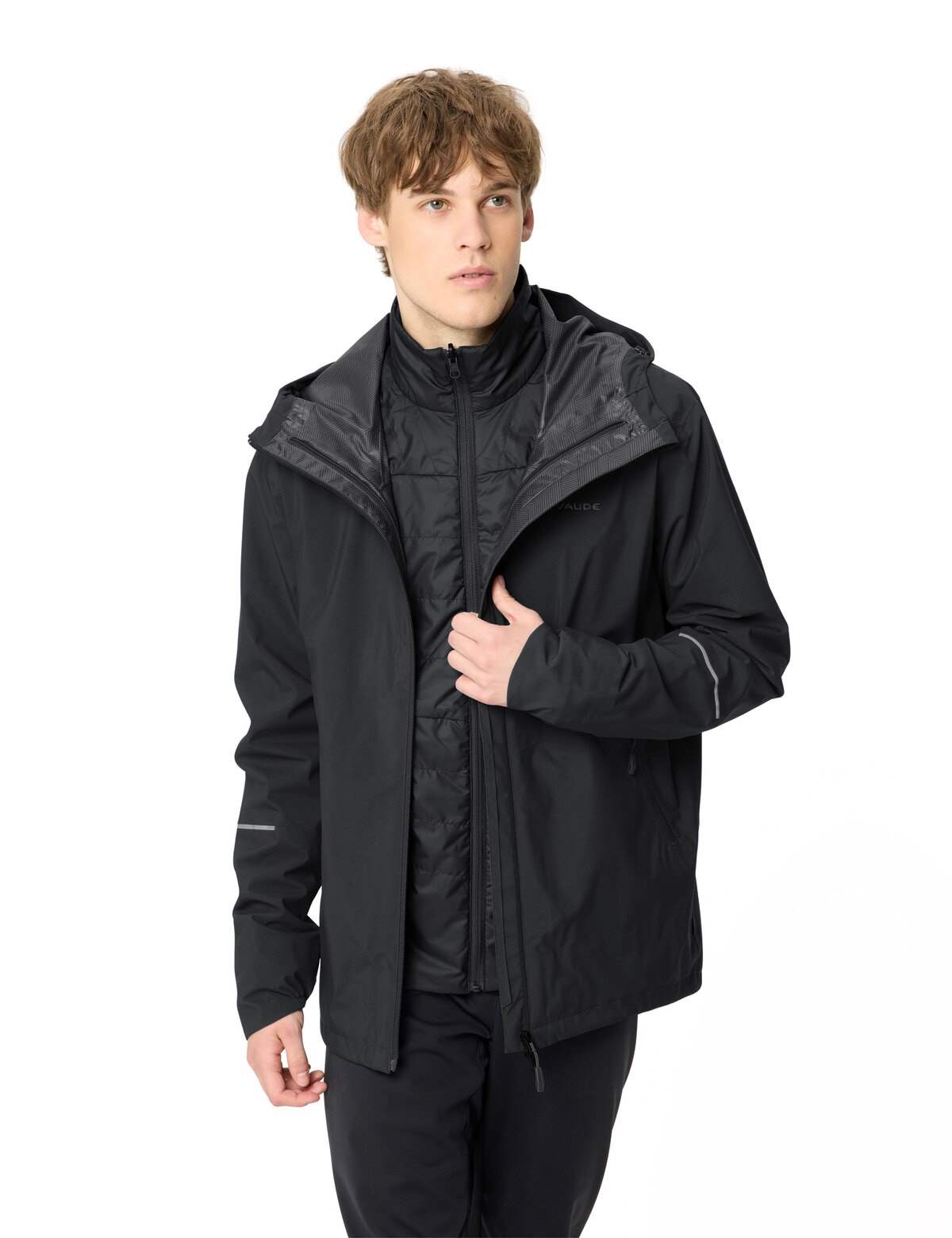 VAUDE 3-in-1-Funktionsjacke »MEN'S YARAS 3IN1 JACKET II« 2 Stk. tlg. für Radsport, mit PrimaLoft®-Isolierung, aus Lyocell-Fasern