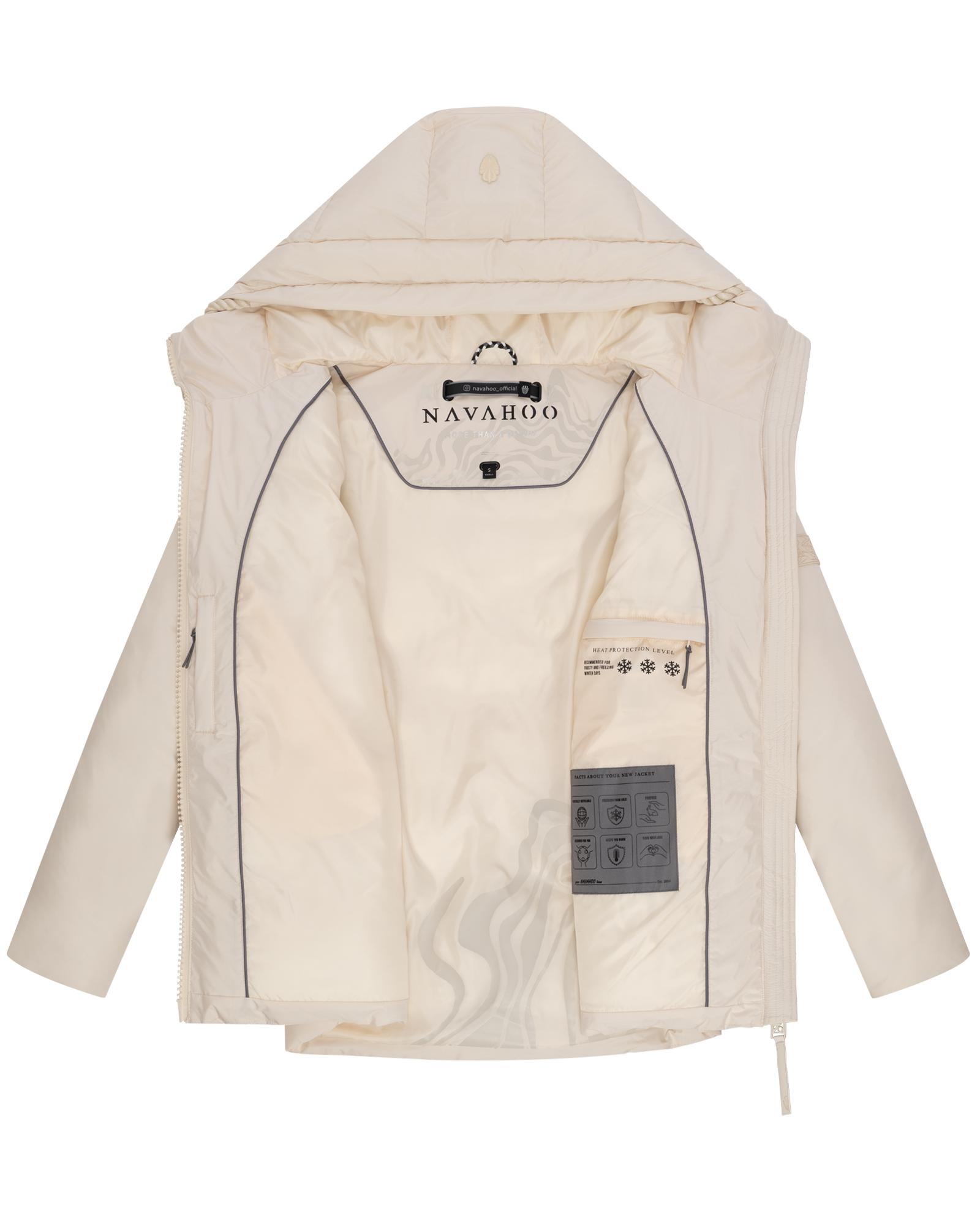 Navahoo Steppjacke »Pastellzauber 14«, mit Kapuze, Winterjacke mit Kapuze