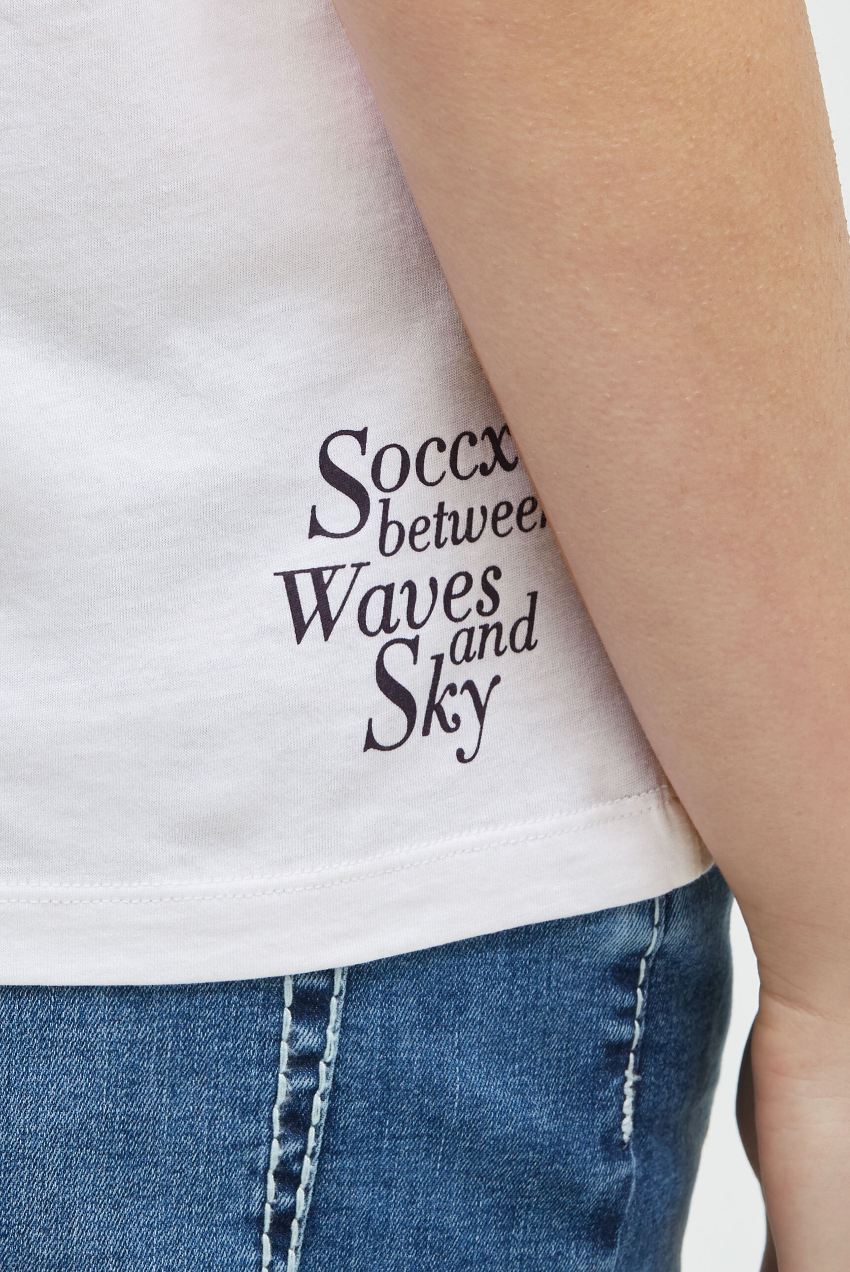 SOCCX Rundhalsshirt aus Baumwolle