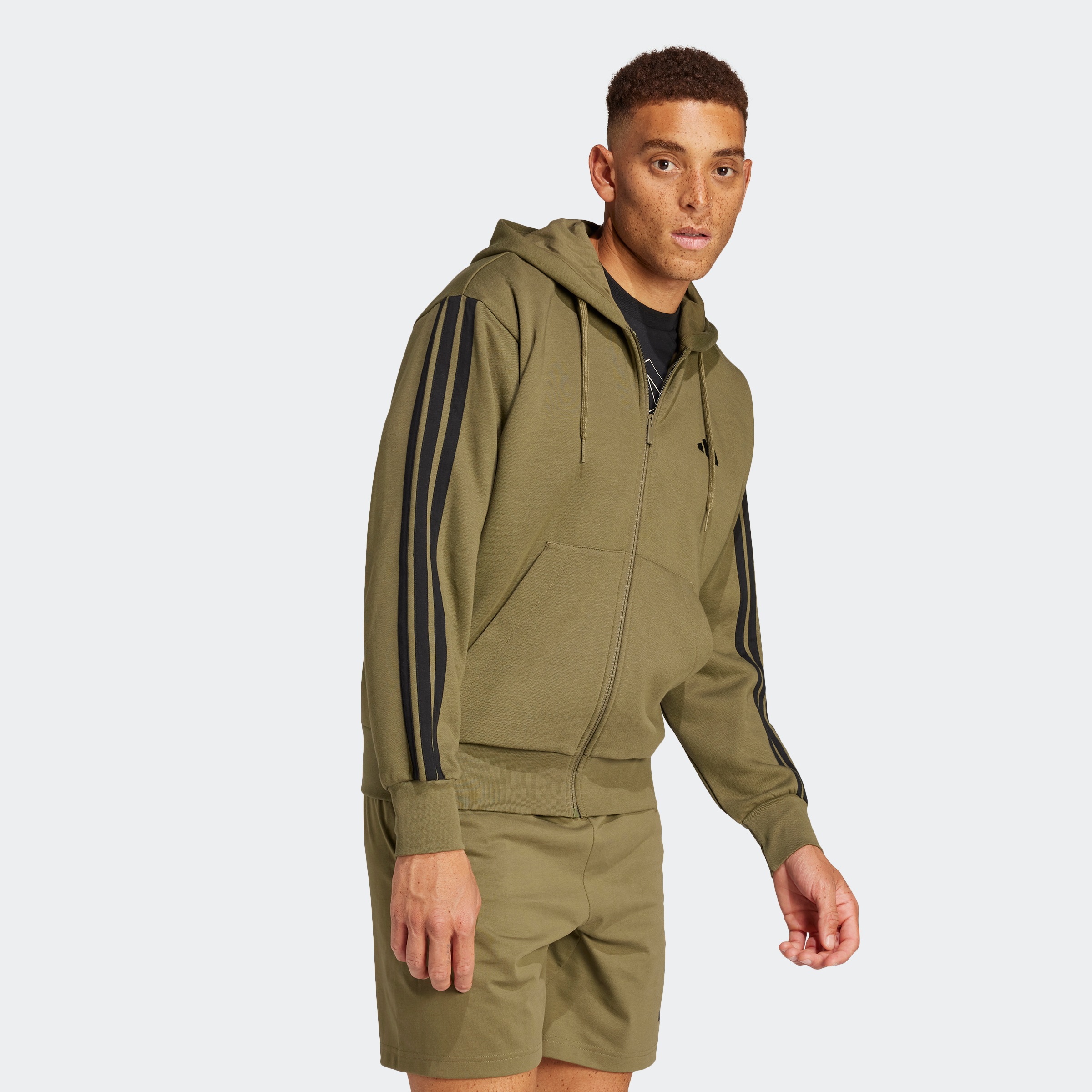 adidas Sportswear Kapuzensweatshirt »M 3S FL FZ HD«