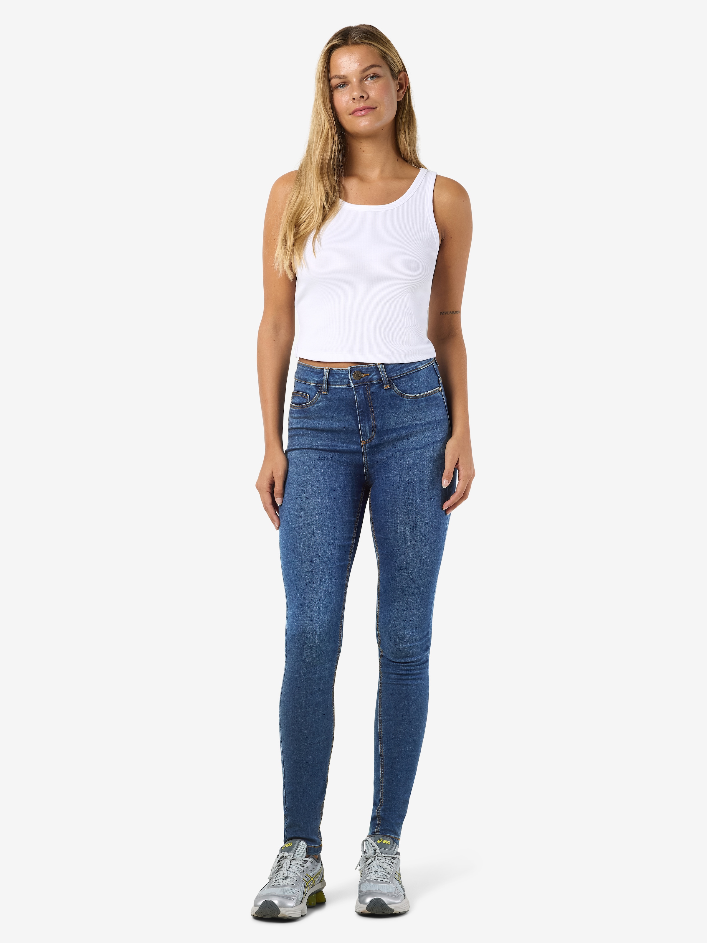 Noisy may Skinny-fit-Jeans »NMCALLIE HW SKINNY BLUE JEANS NOOS«