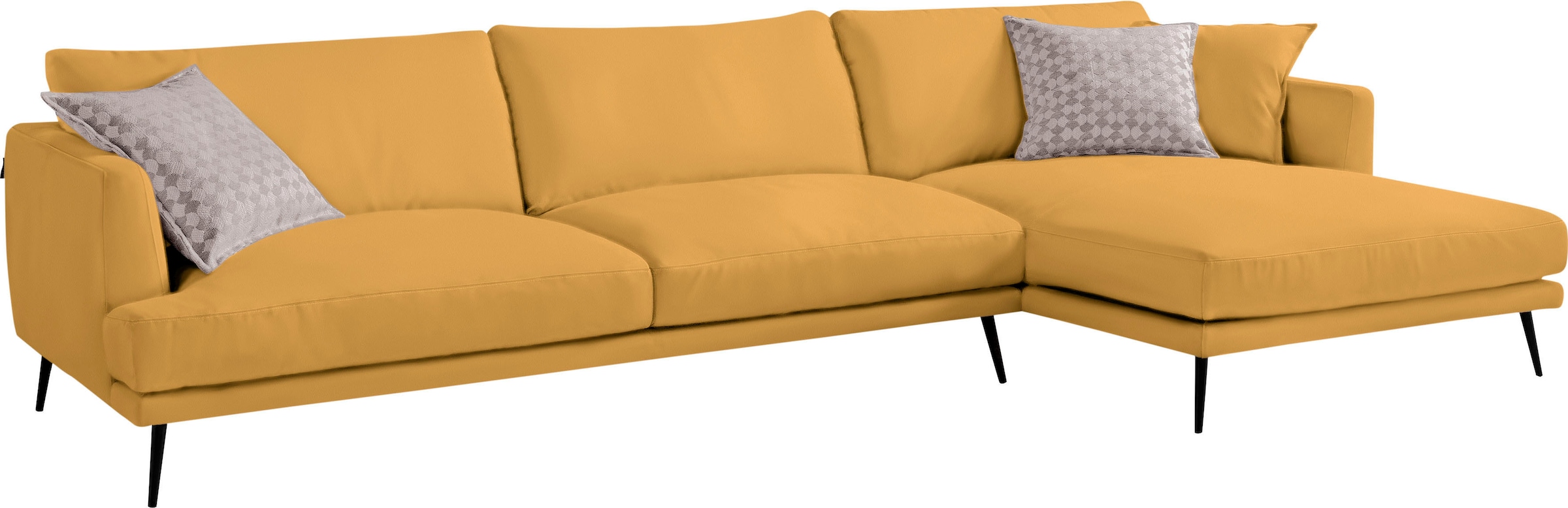 Egoitaliano Ecksofa "Sophia, Designsofa mit extrakomfortablem Sitzkomfort, günstig online kaufen