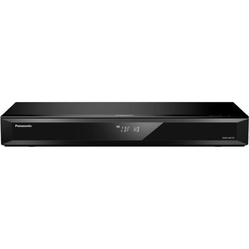 Panasonic Blu-ray-Rekorder »DMR-UBC70«, 4k Ultra HD, WLAN-LAN (Ethernet), 4K Upscaling, 500 GB Festplatte