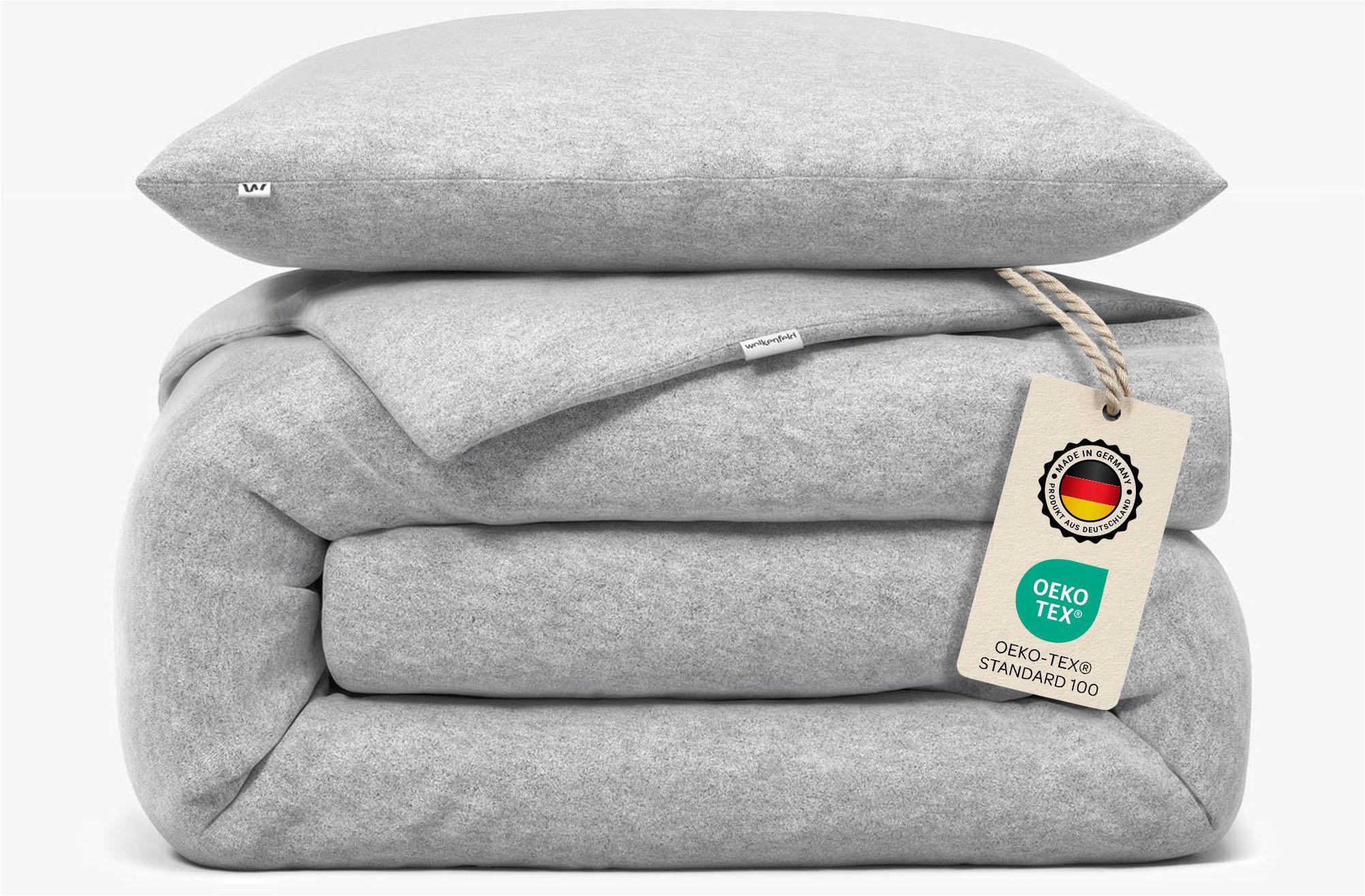 Wolkenfeld Bettwäsche »Wolkenfeld Flanell Winterbettwäsche 135x200cm, 155x220cm & Übergrößen« 2 Stk. tlg. Flauschige Flanell Winterbettwäsche inkl Kissenbezüge 40x80 oder 80x80