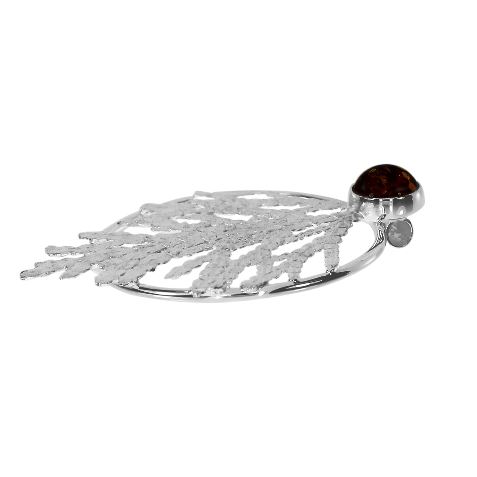 OSTSEE-SCHMUCK Kettenanhänger »- Gleiter Lebensbaum-Julia's Garten - Silber 925/000 - Bernstein«