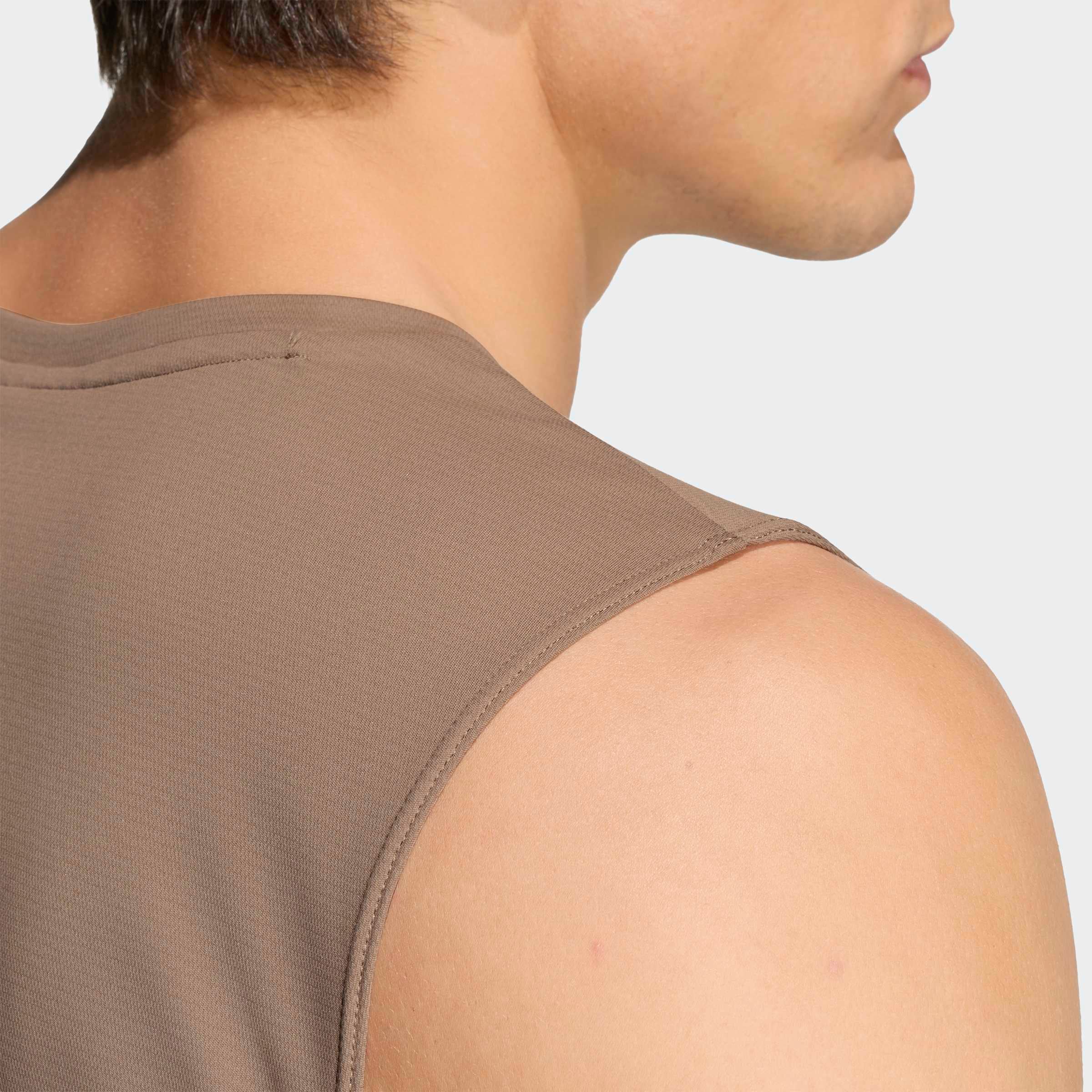 adidas Performance Lauftop »RUN ESS TANK M« sportlicher Stil, mit Rundhalsausschnitt, aus Polyester