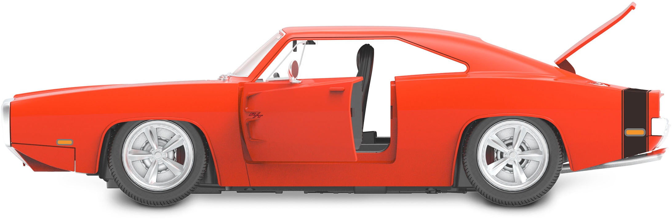 Jamara RC-Auto »Dodge Charger R/T 1970, 1:16, rot, 2,4GHz«, mit Licht und Sound