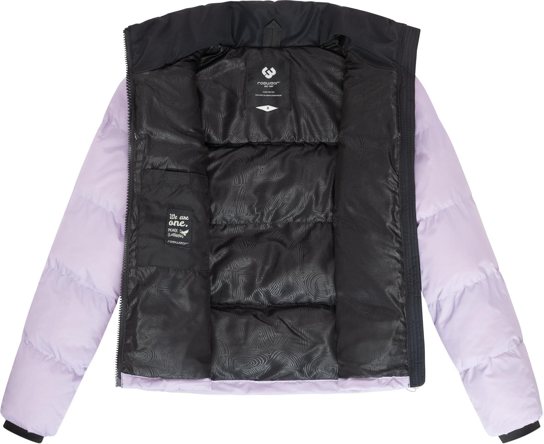 Ragwear Steppjacke »Serah«, ohne Kapuze, stylische Damen Winterjacke im Colourblocking-Design