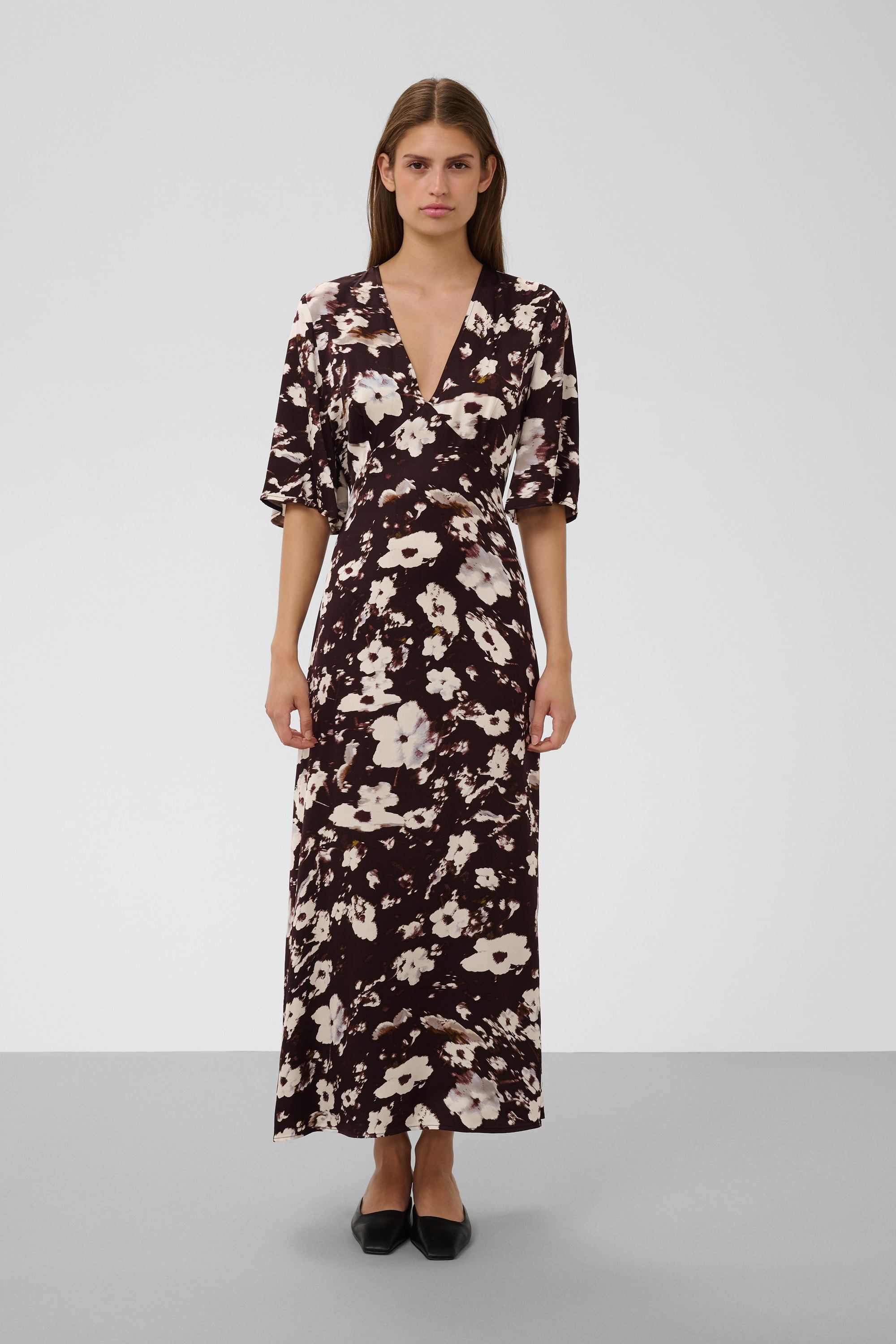 SOAKED IN LUXURY Midikleid »Damen Kleid SLClero«