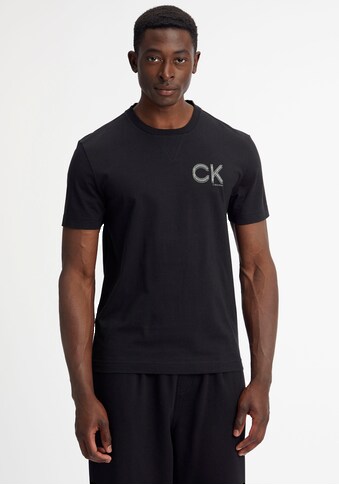 Calvin Klein Marškinėliai »STRIPED CHEST LOGO T-SHI...