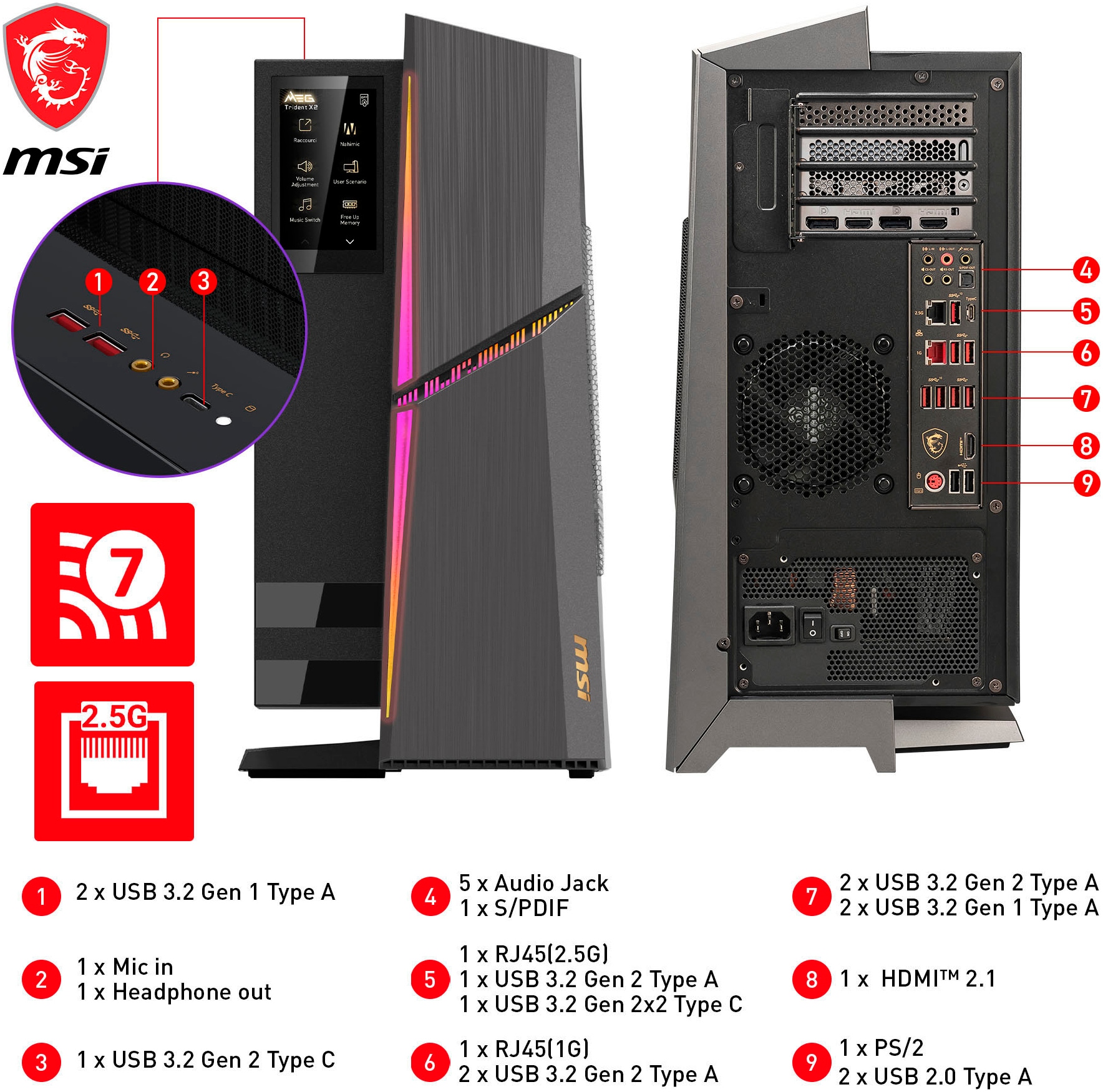 MSI Gaming-PC »MEG Trident X2 14NUG7«