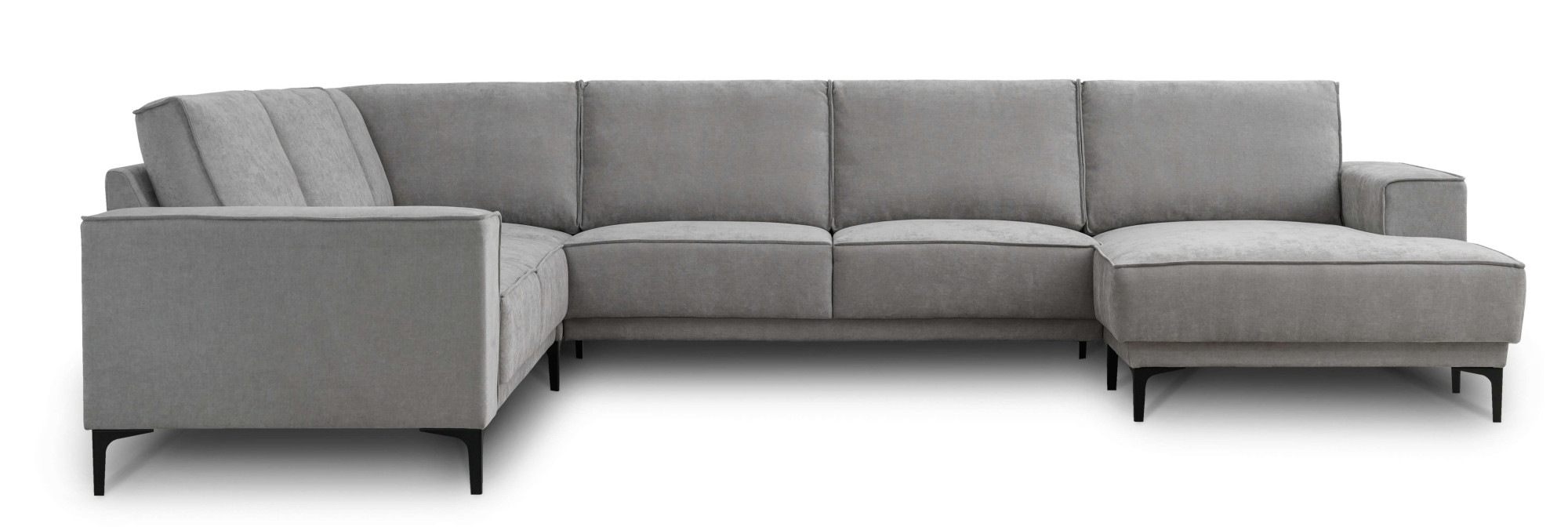 Places of Style Wohnlandschaft "XXL Sofa Oland, Struktur, Flachgewebe, Luxu günstig online kaufen