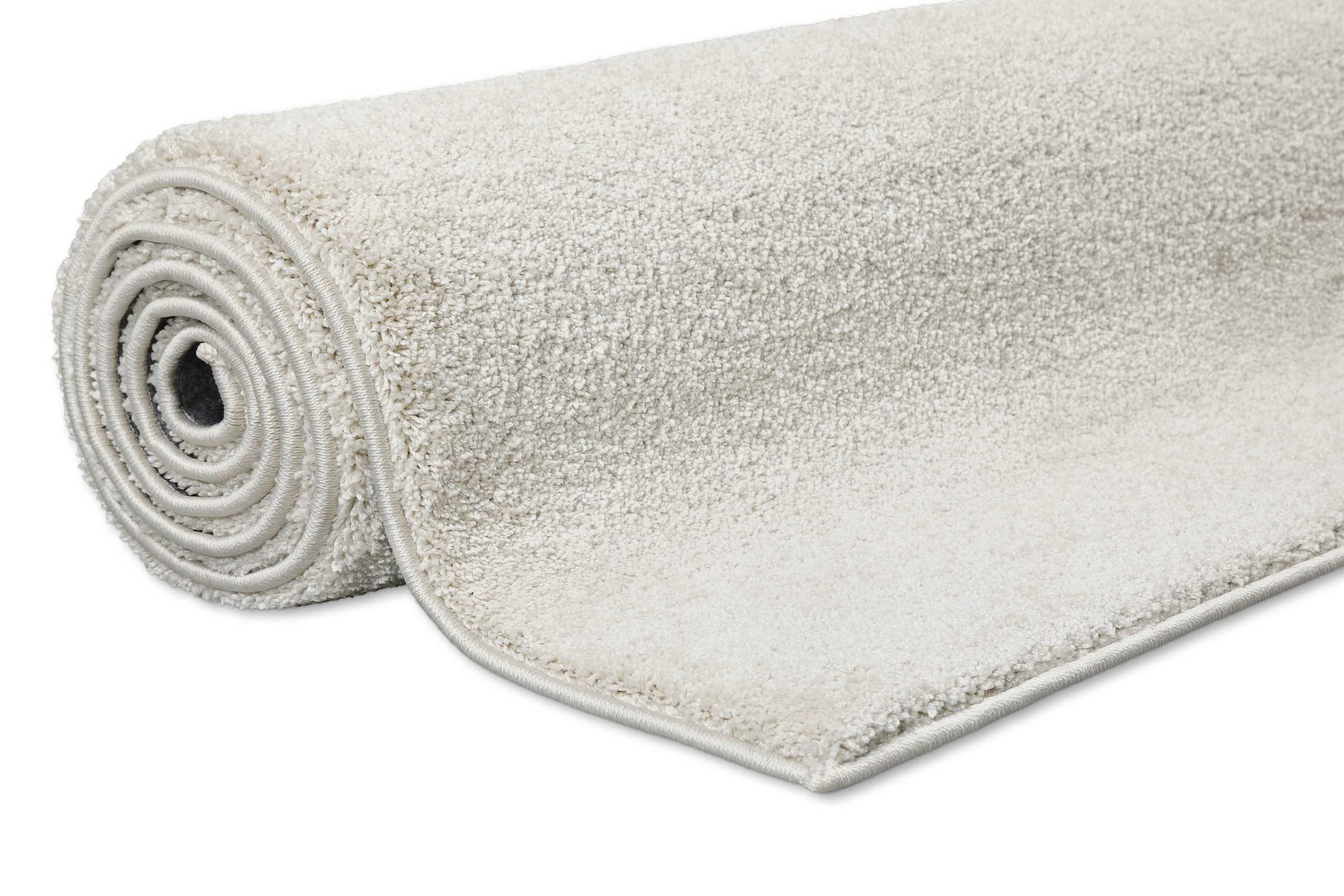Wecon home Teppich »Wogh« rechteckig 25 mm Höhe Kurzflor, maschinell gewebt, robust, Wohn- & Schlafzimmer, einfarbig