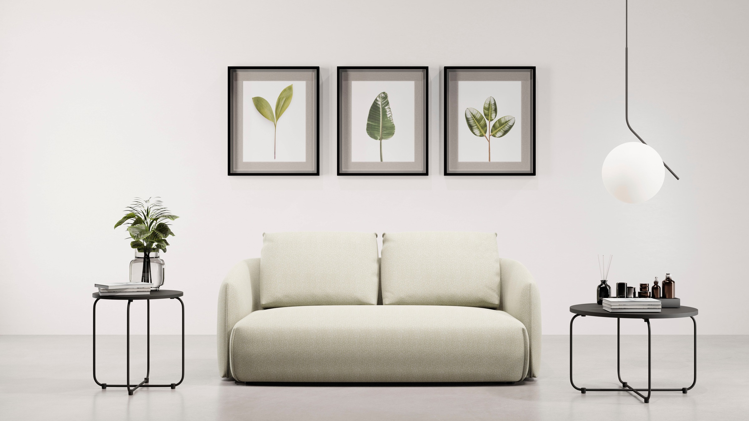 TRENDMANUFAKTUR 2-Sitzer "Shawn Designsofa, elegant geschwungen Armlehnen, günstig online kaufen